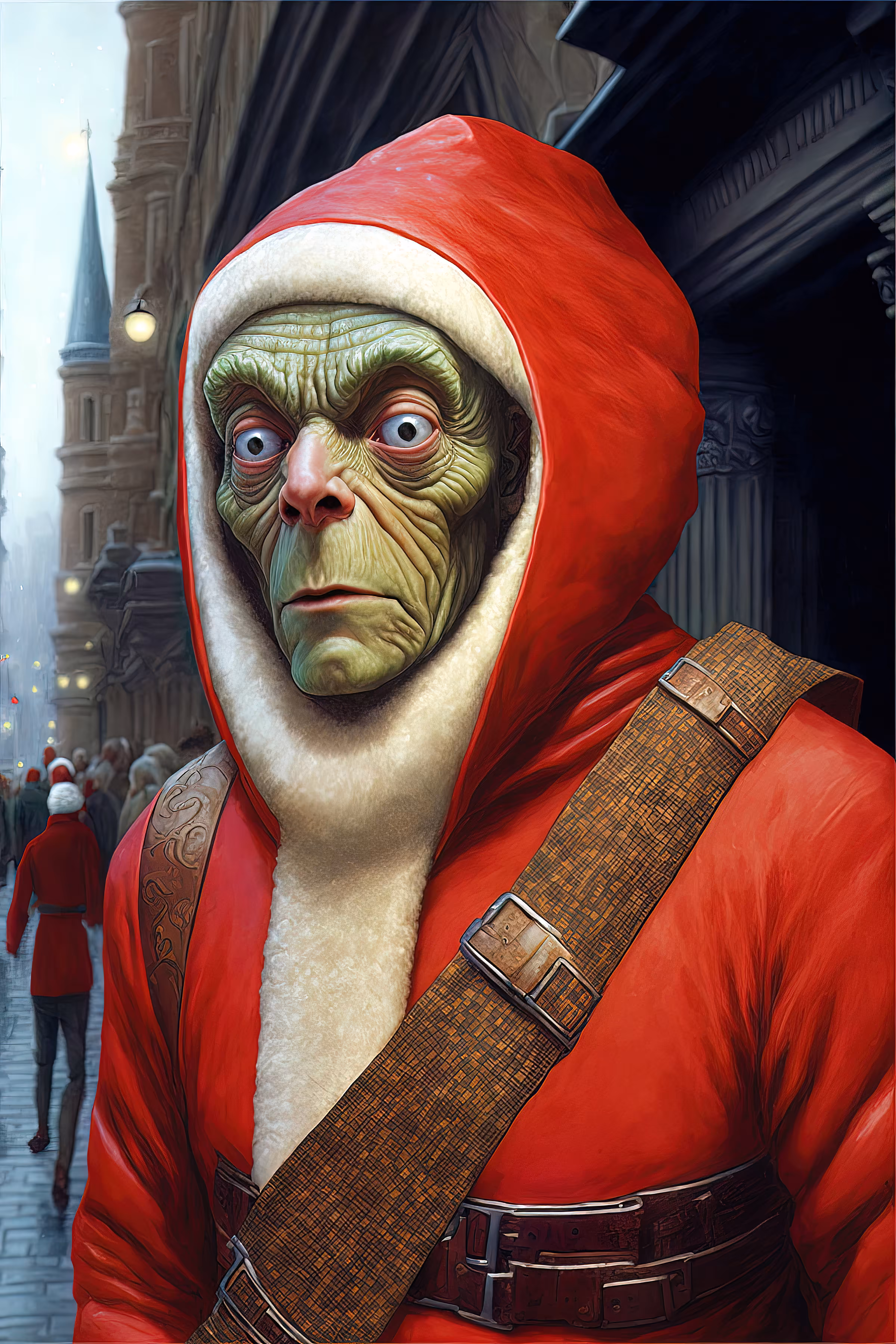 Alien Pondering the Meaning of Christmas