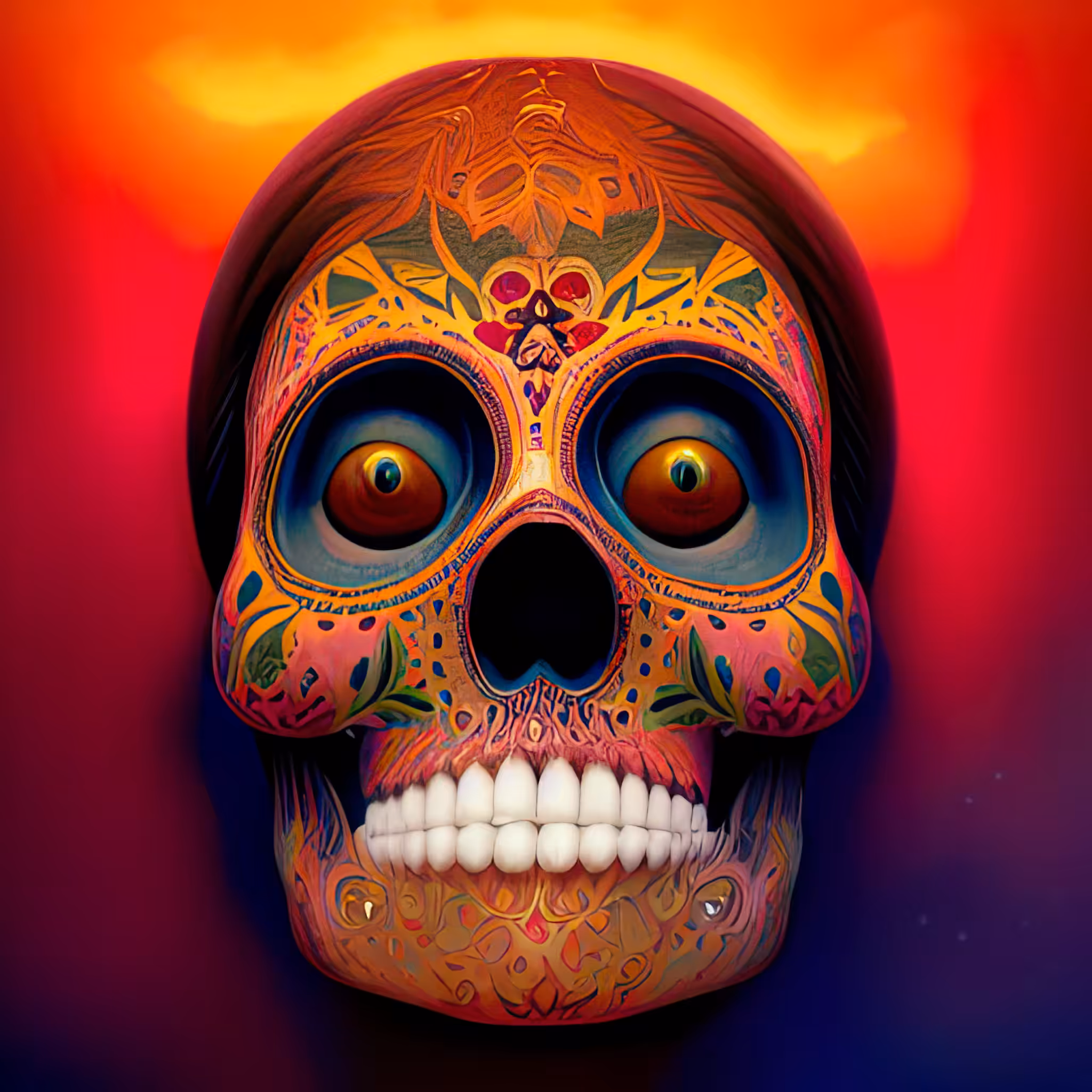 Head Case - A Color Study: Head Case #26