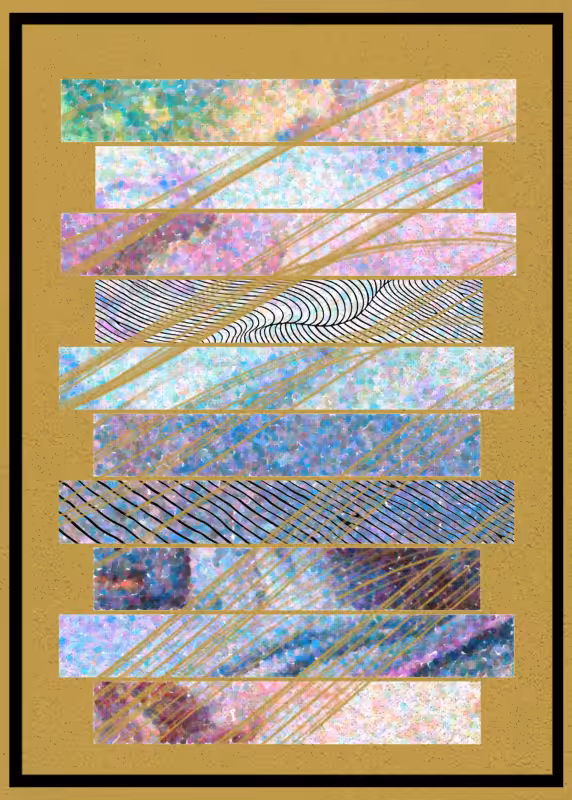pointillism in lines  #13