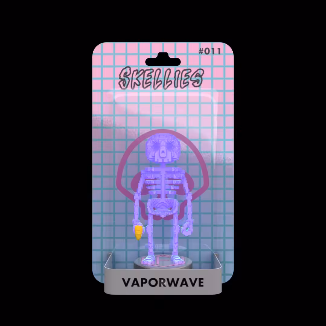 Skellies Voxel - Vaporwave #011