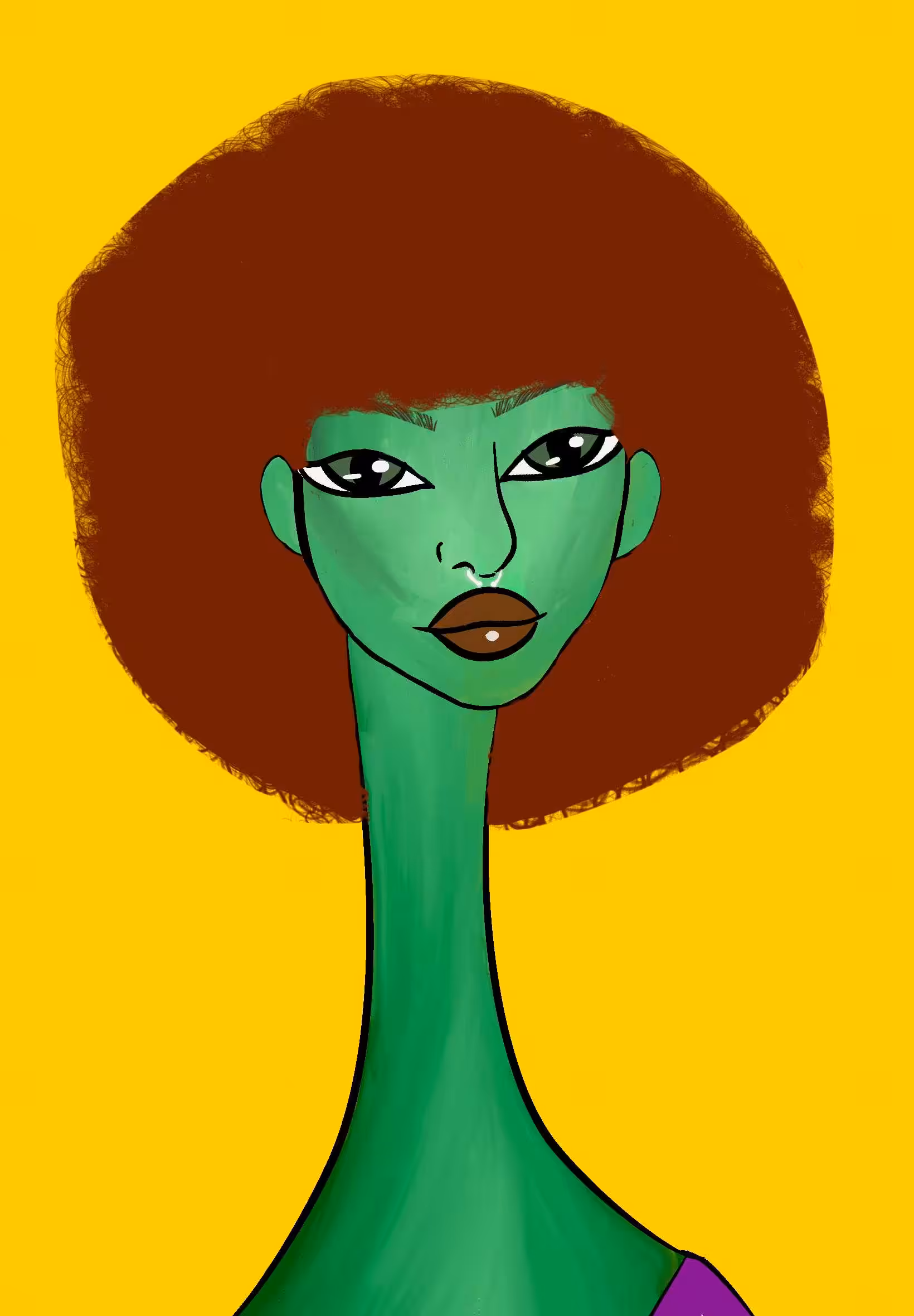 Long Neckie Ladies: Long Neckie Lady #2027