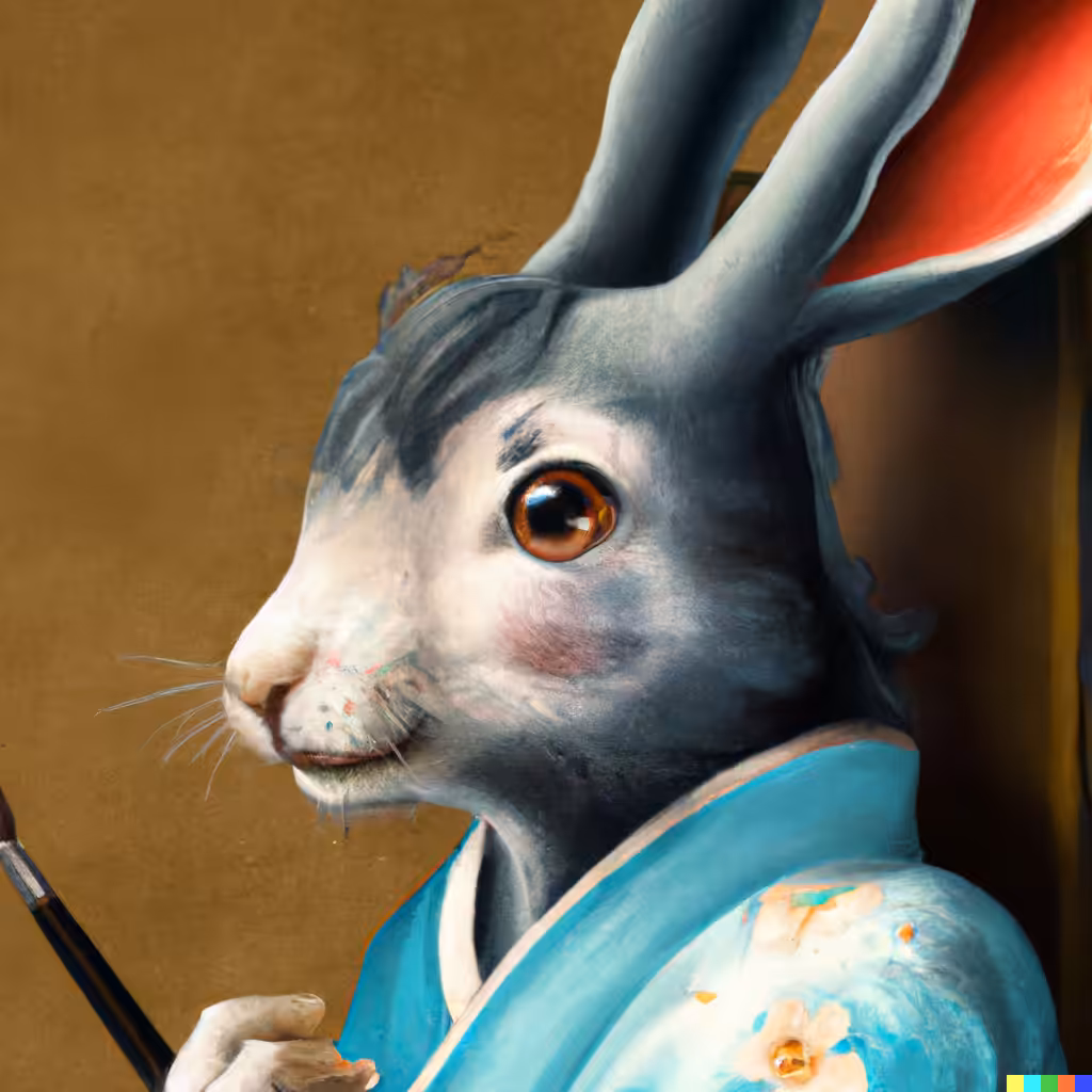 Bunny Portraits: Bunny Portrait #2