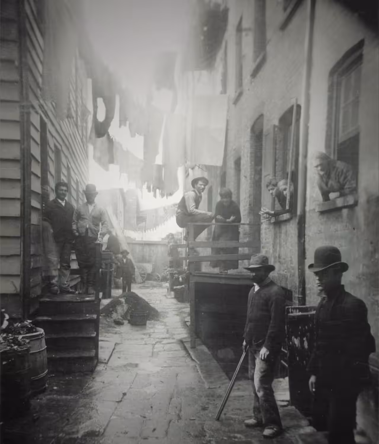 Bandit's Roost, 59½ Mulberry Street,  1888