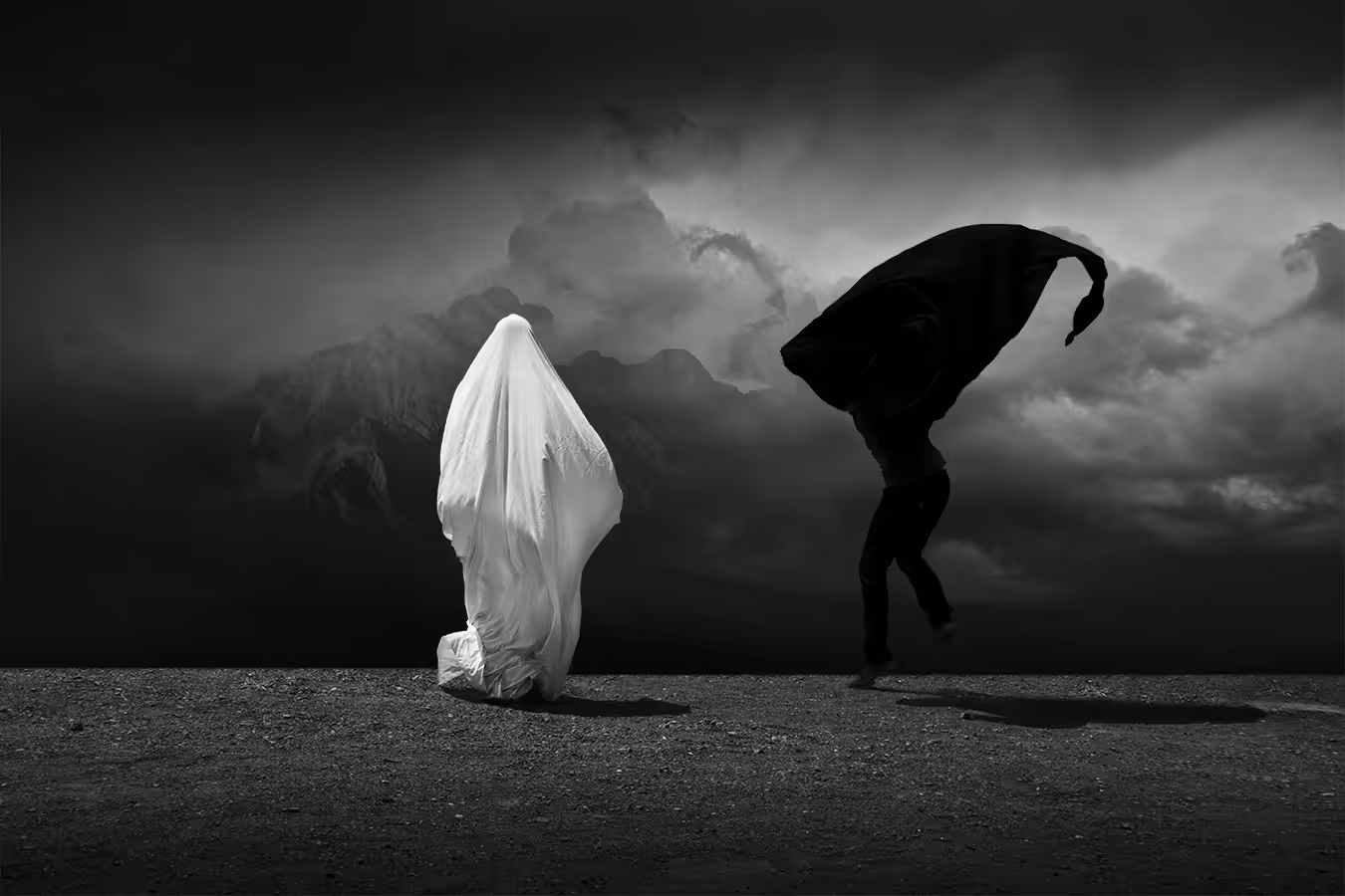 Black and White