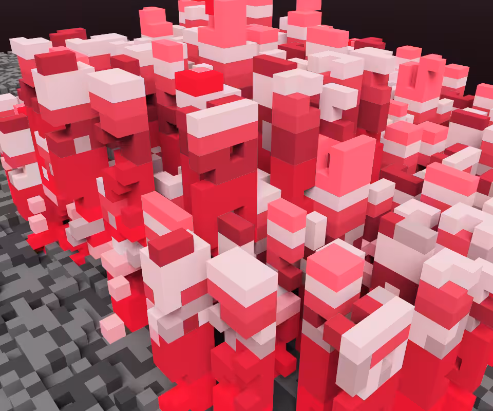 3D colorful blocks 03