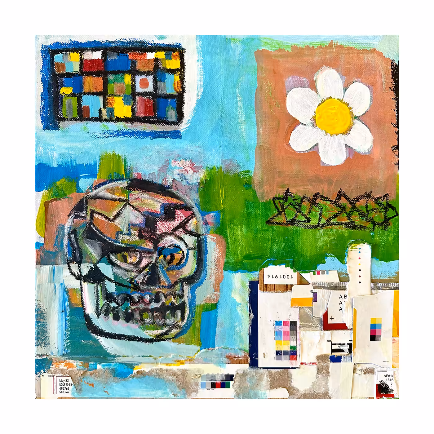Flower Skull