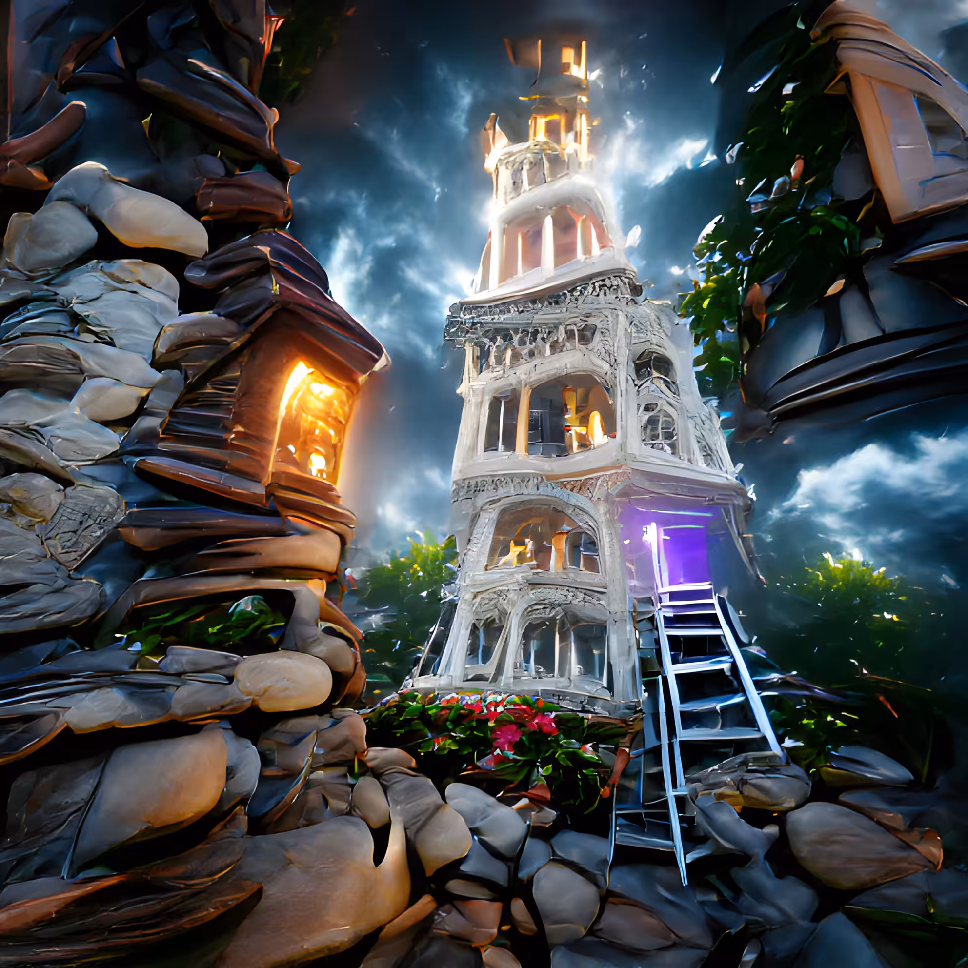 Mycelium Tower