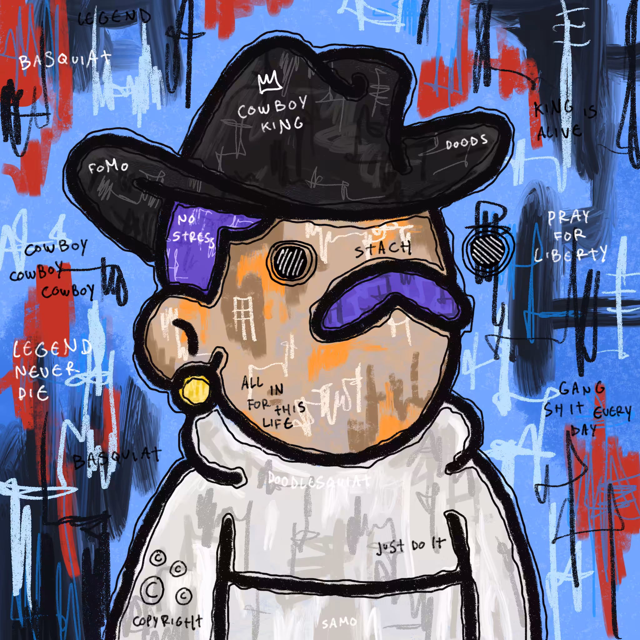 Doodlesquiat #43