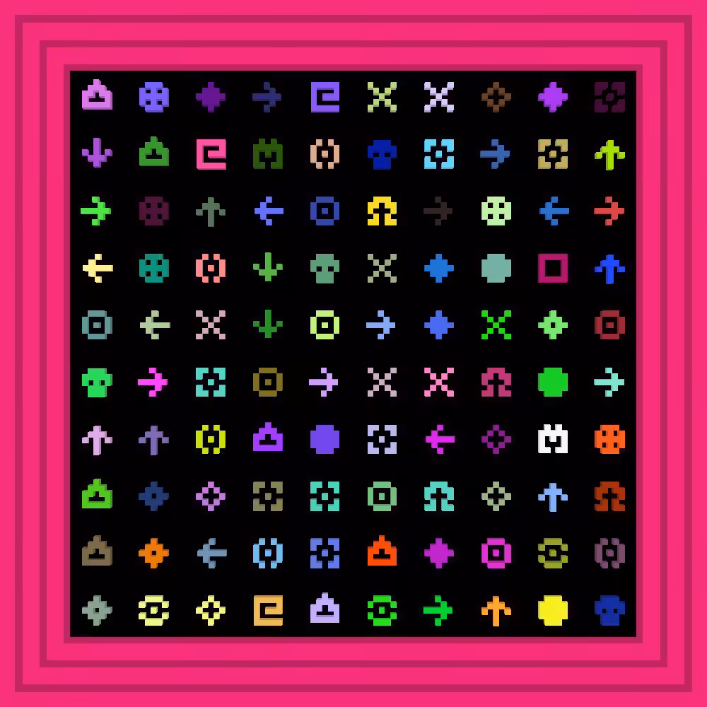 tz1SREjxzP3Eycw4XSDzgdMMZrys9pUidJzr :: Procedural Symbols #53/1000