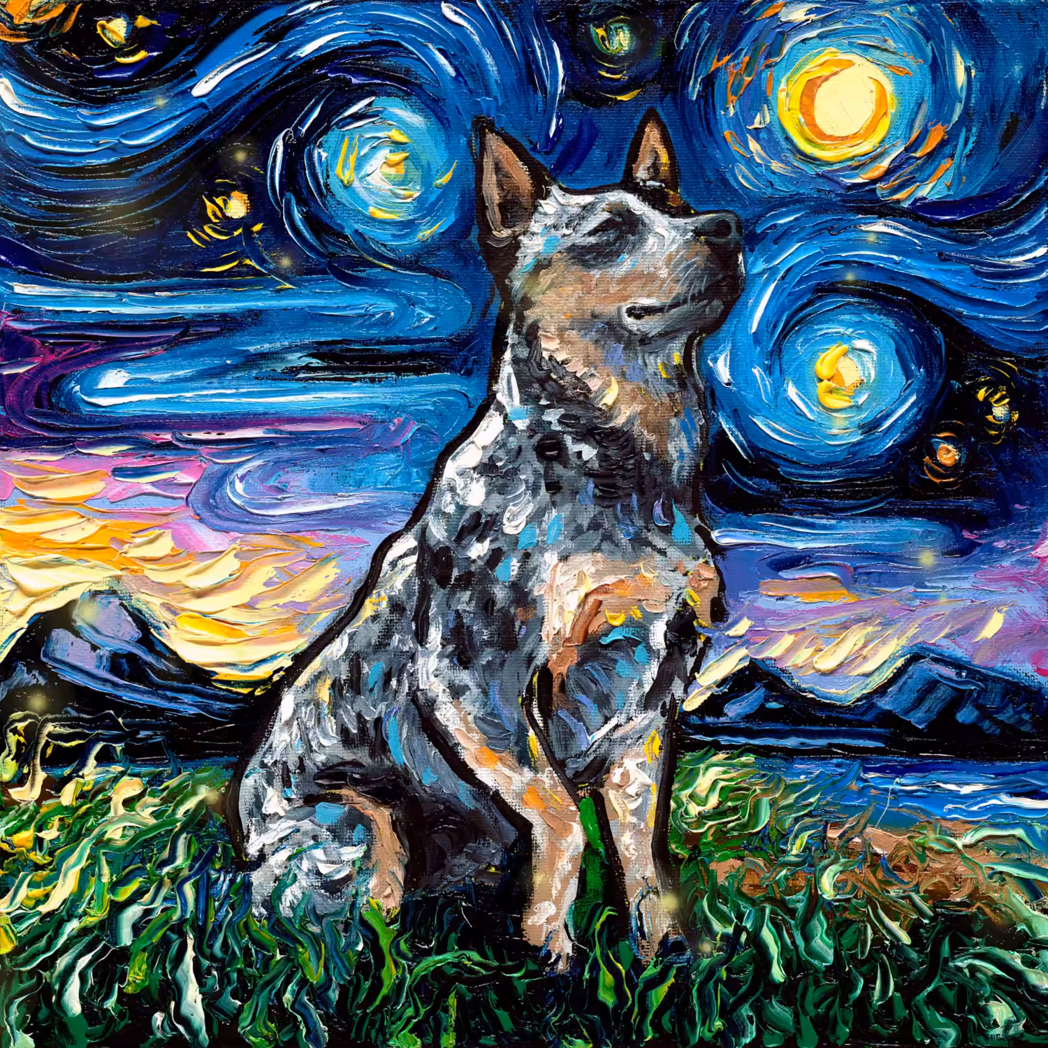 Blue Heeler Night