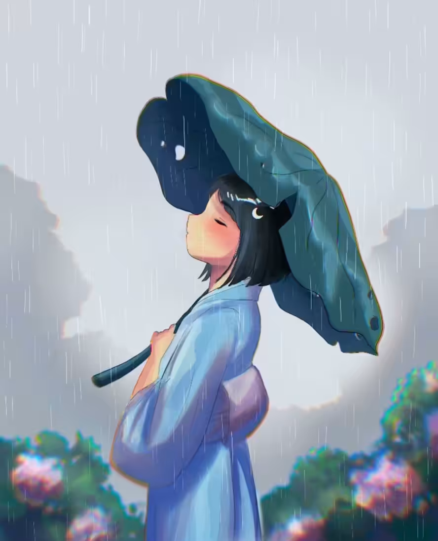 A rainy day