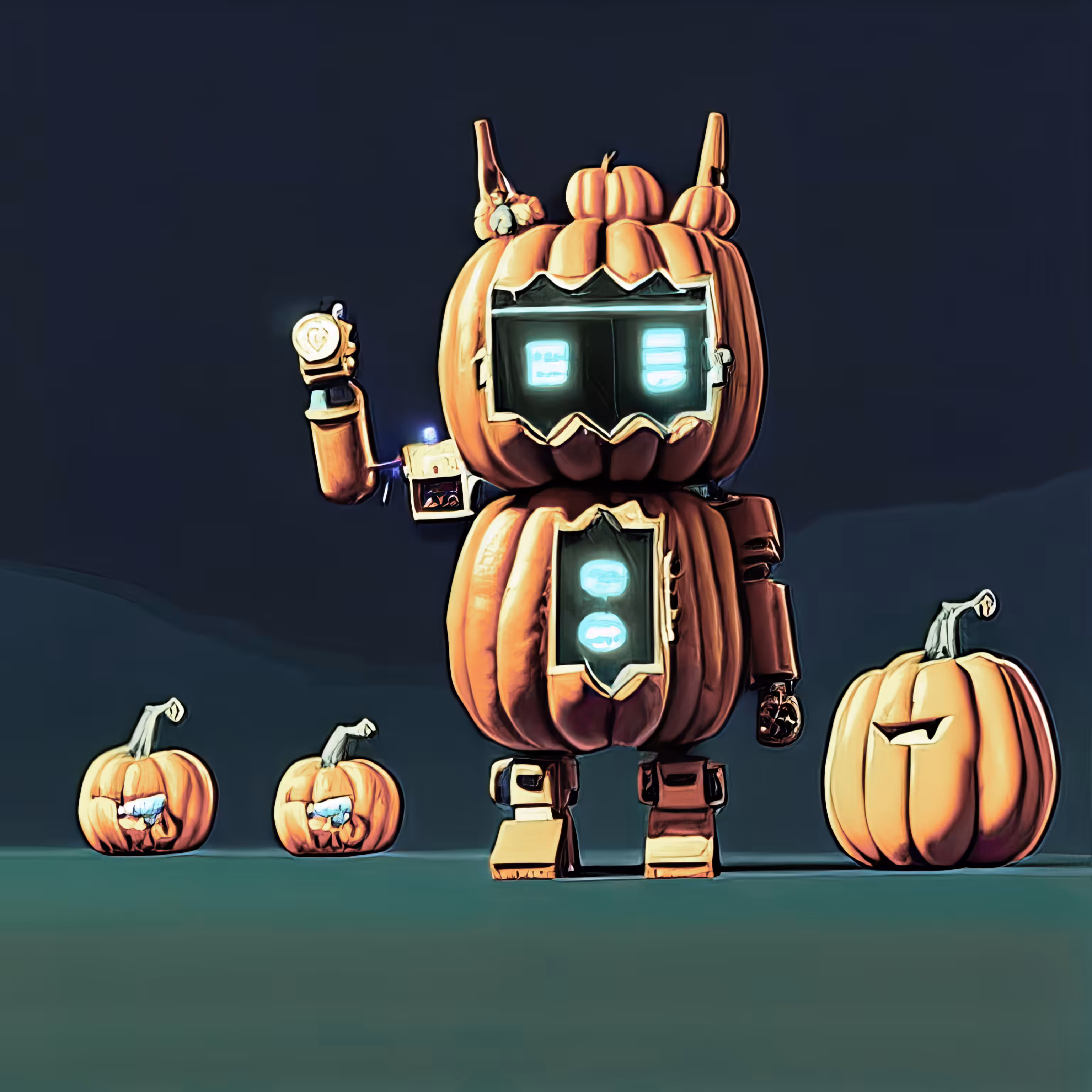 mechanical jackolantern 