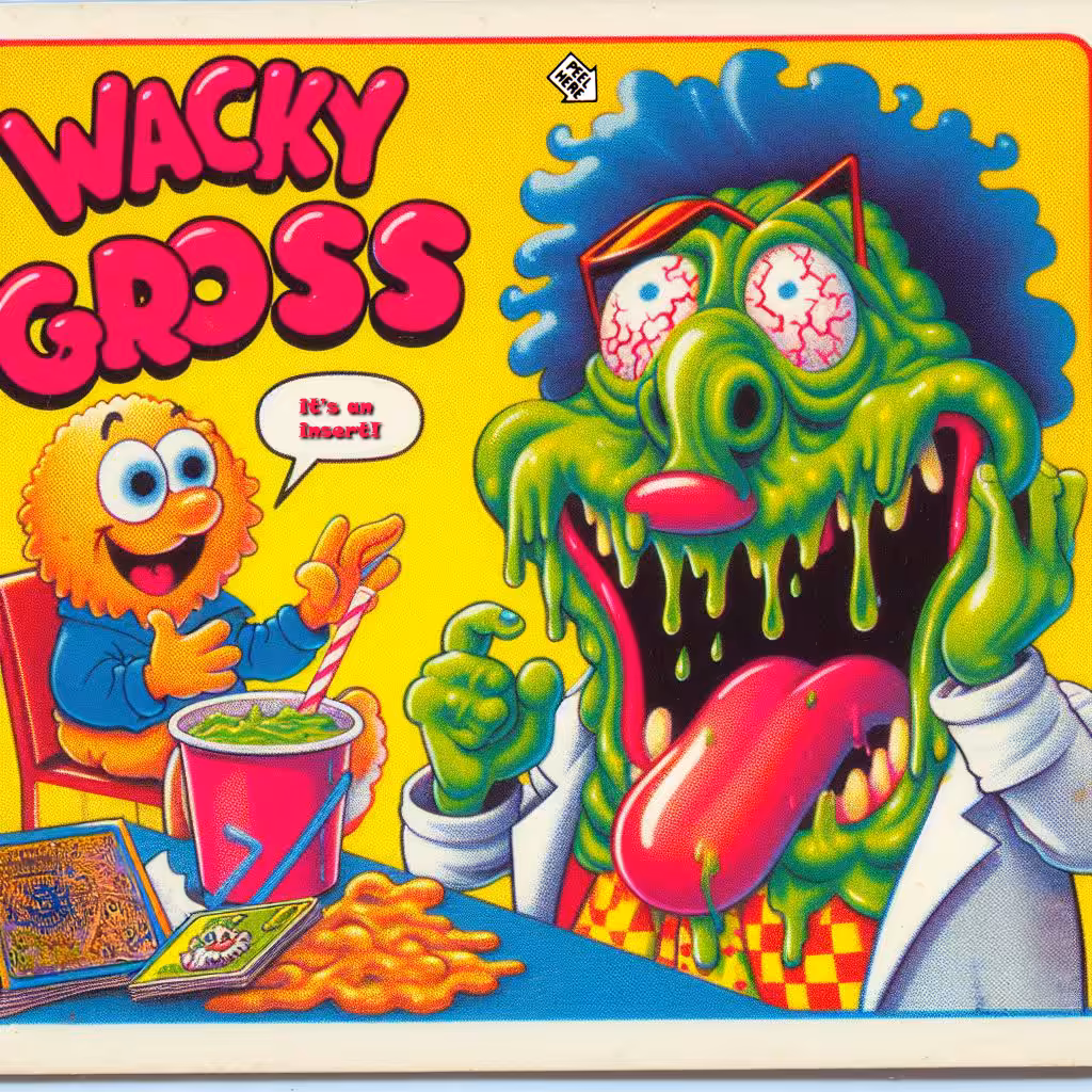 Wacky Gross Kids - Series 1 - Insert Card