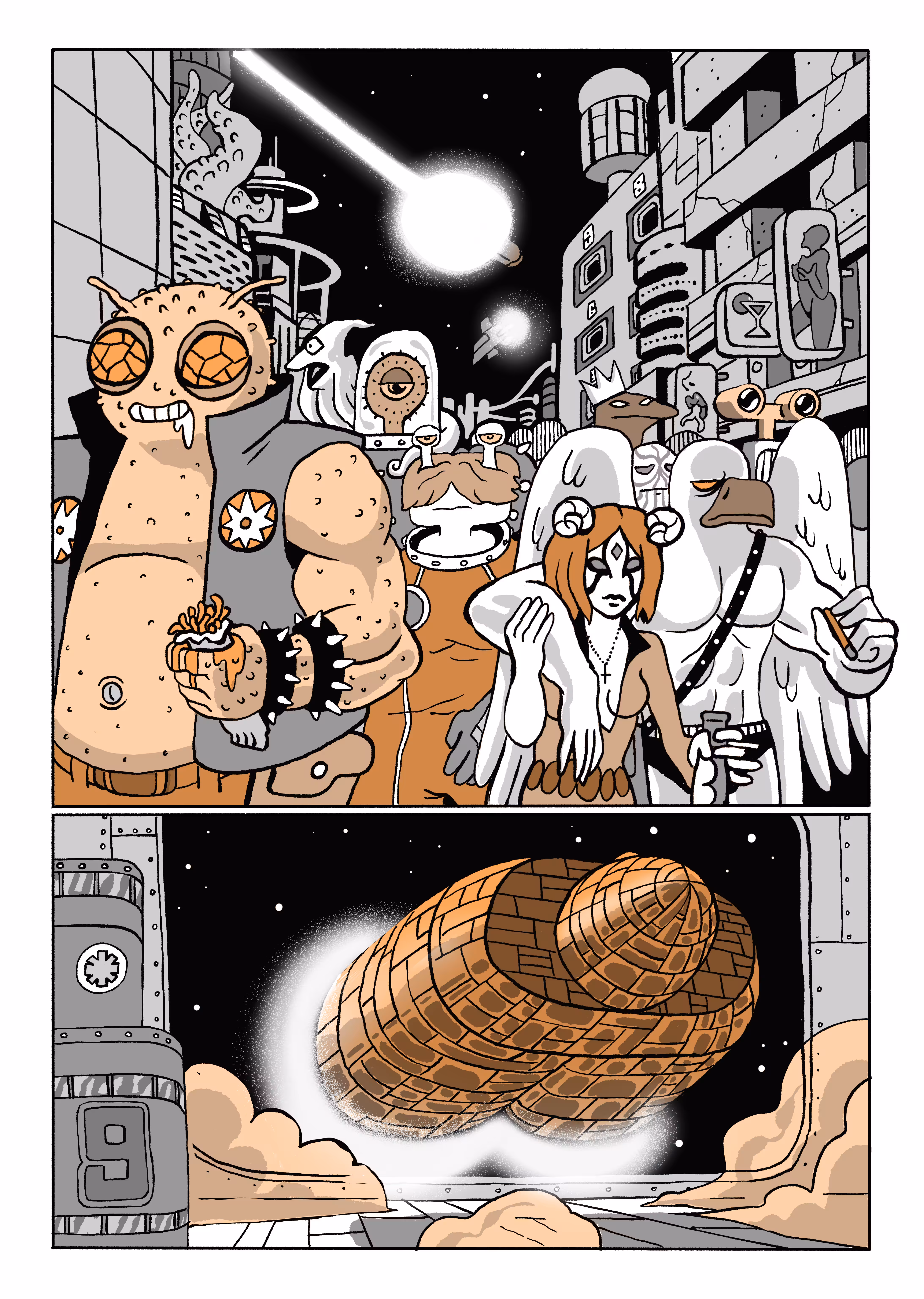 Captain Death - Original page 5