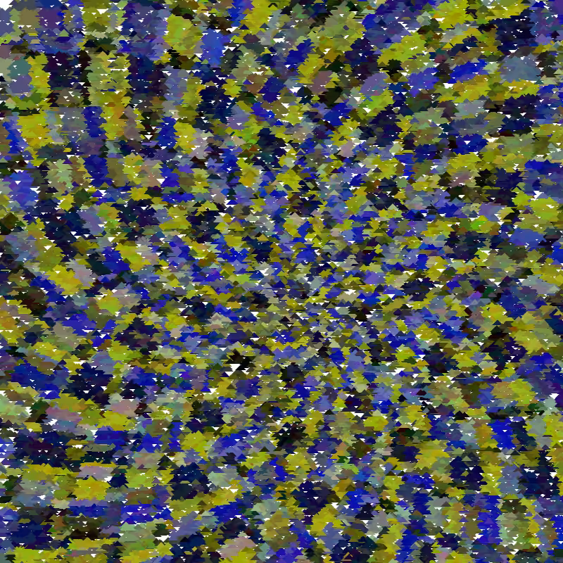 Mosaic or stained glass drops #114