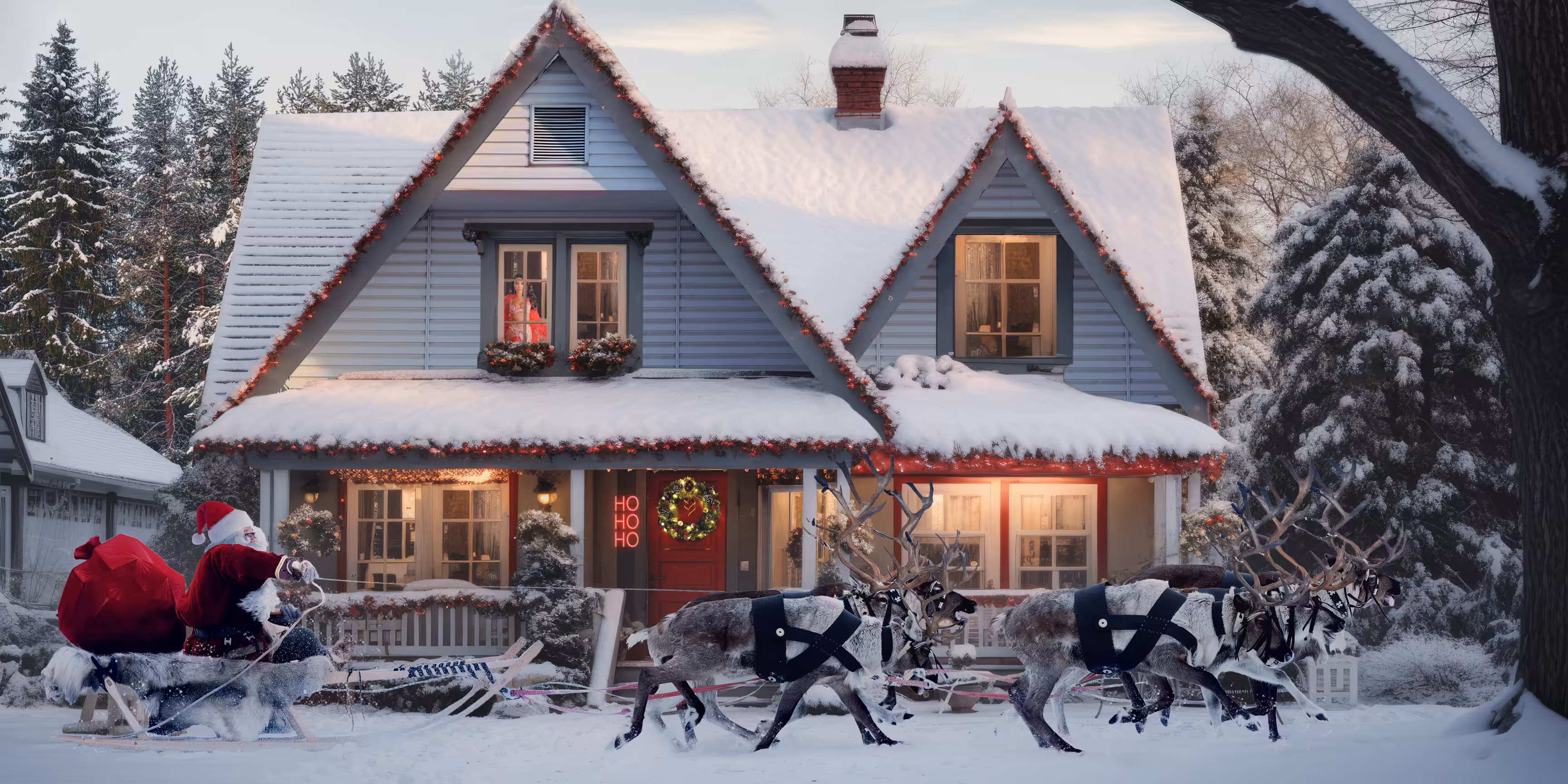 Santa's Frosty North Pole 