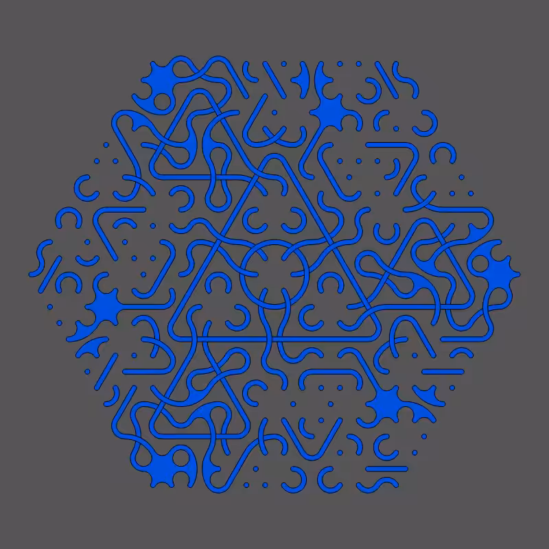 Threefold Symmetry - Dark Variations #241