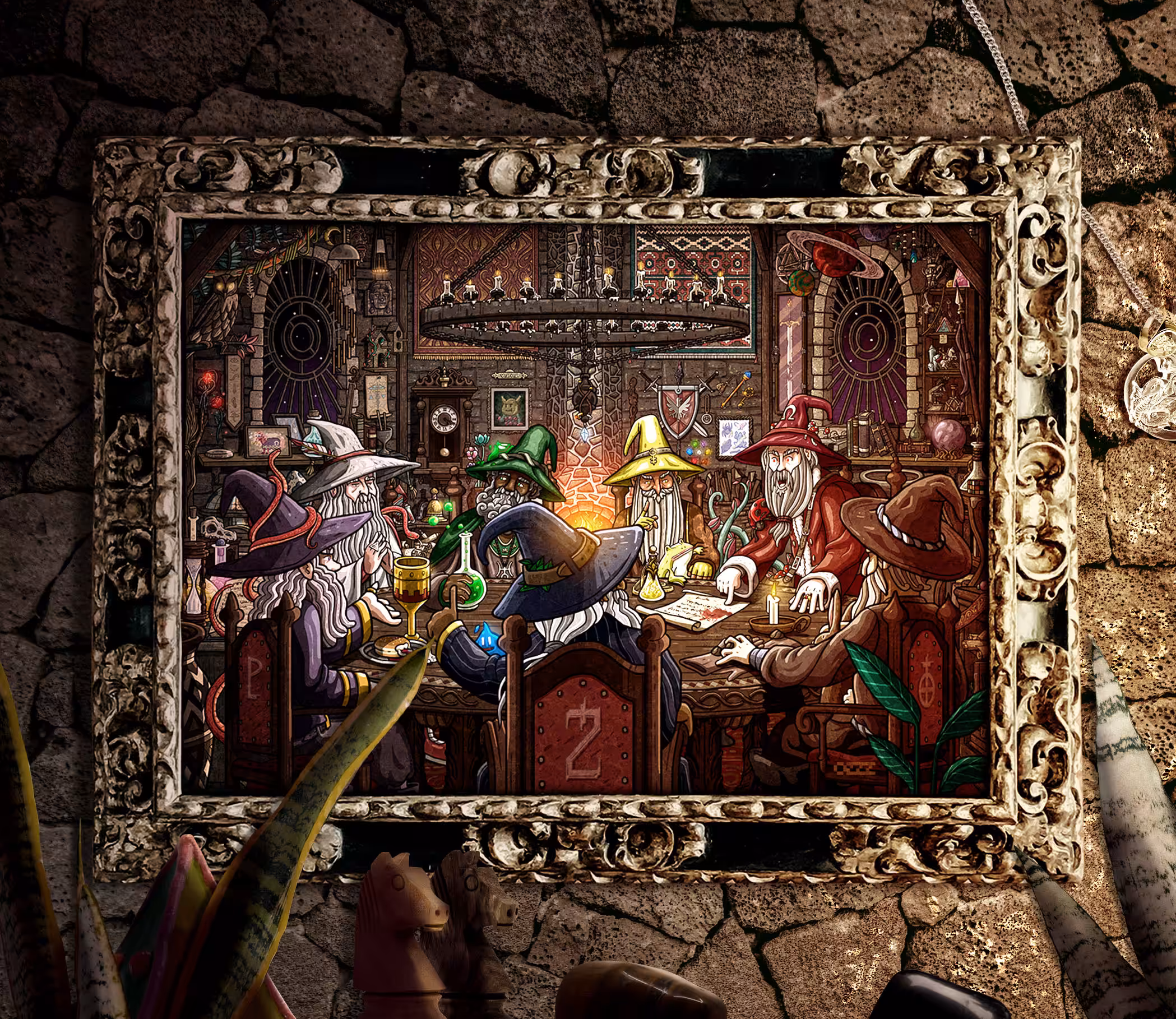 Council of Elders - Special Fine Art A2 print #1/11