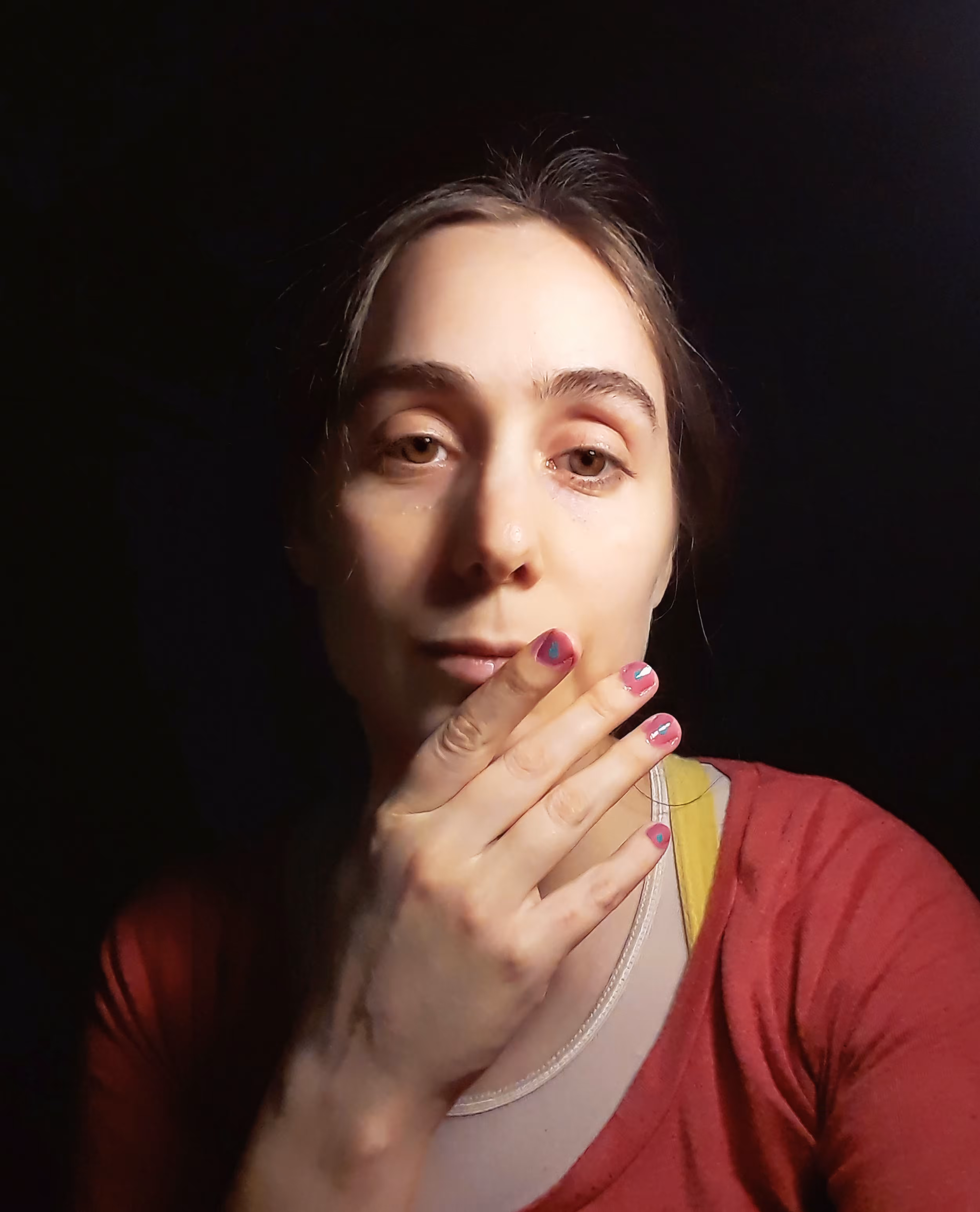 Selfie in the dark 