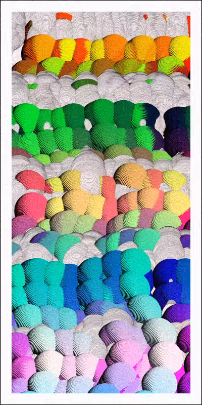Balloon Field on Clouds #85