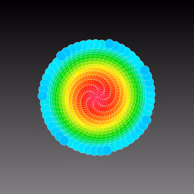 RAINBOW FLOWERS #31