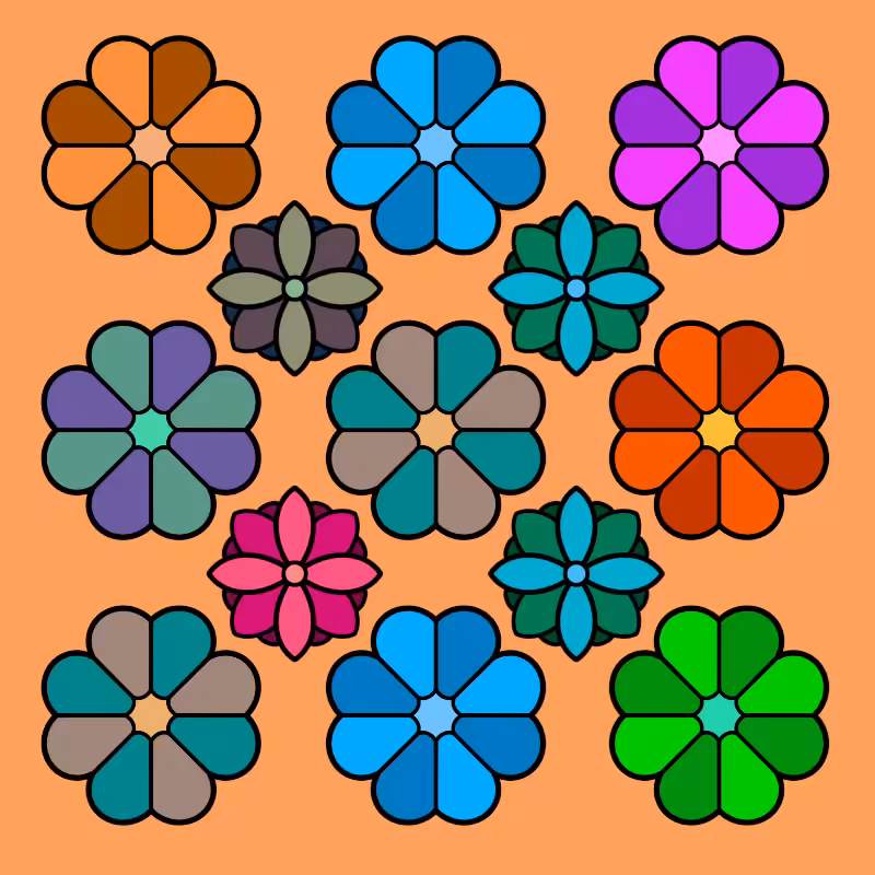Just Flowers and Colors... #1