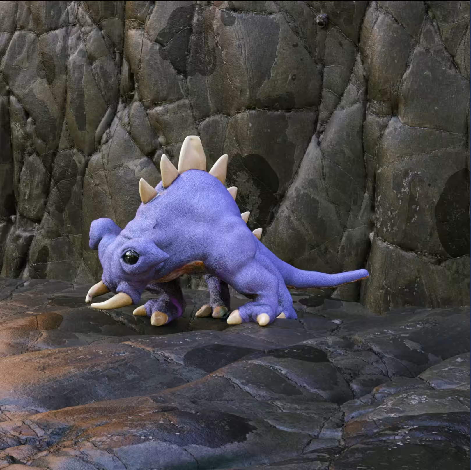 Friendly Purple Creatures Evolve