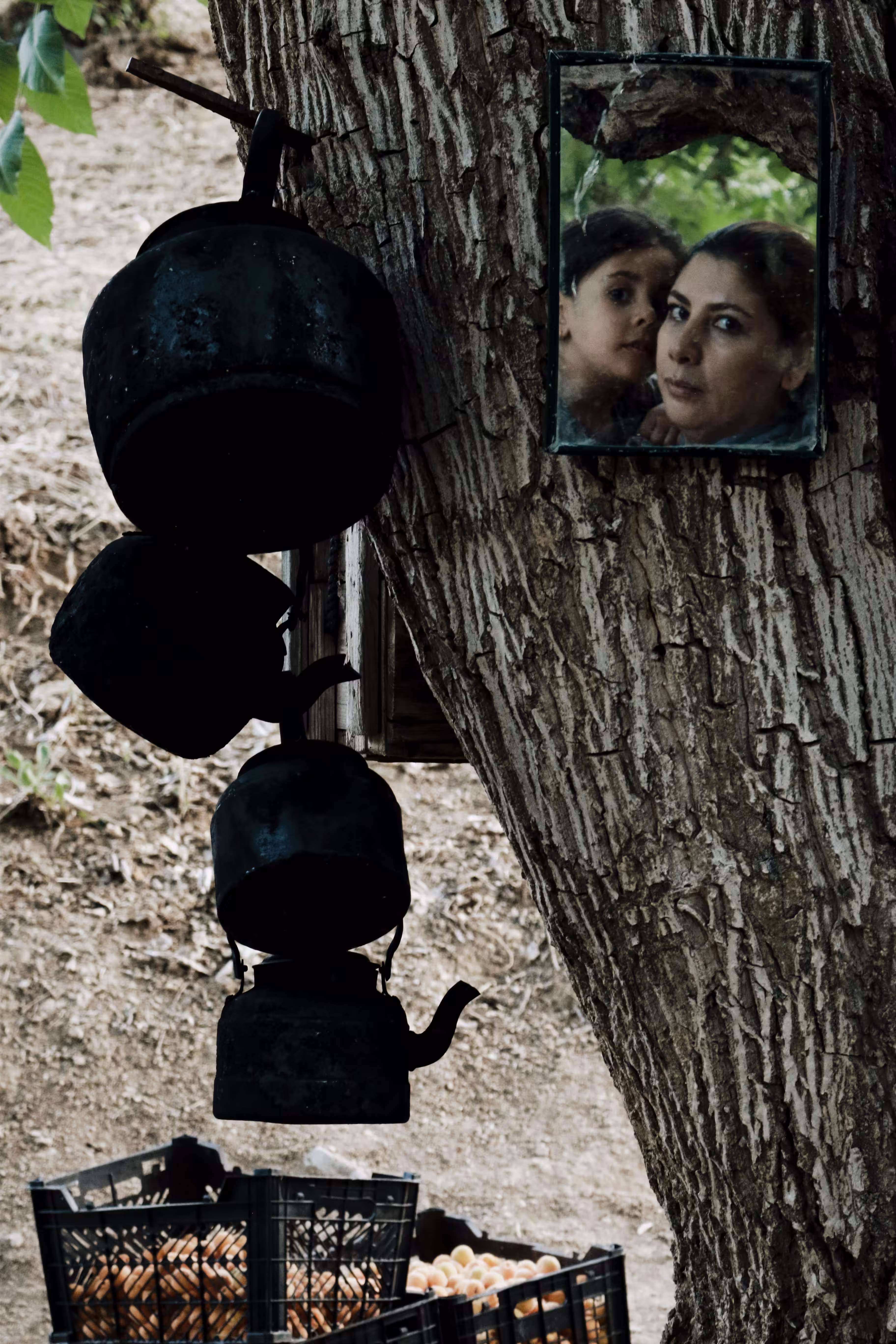 In the mirror