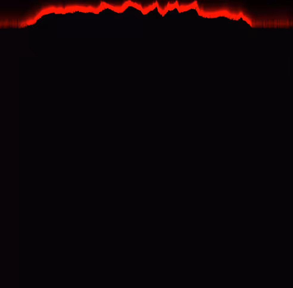 Raining Pixels #182 RED, Matrix Style