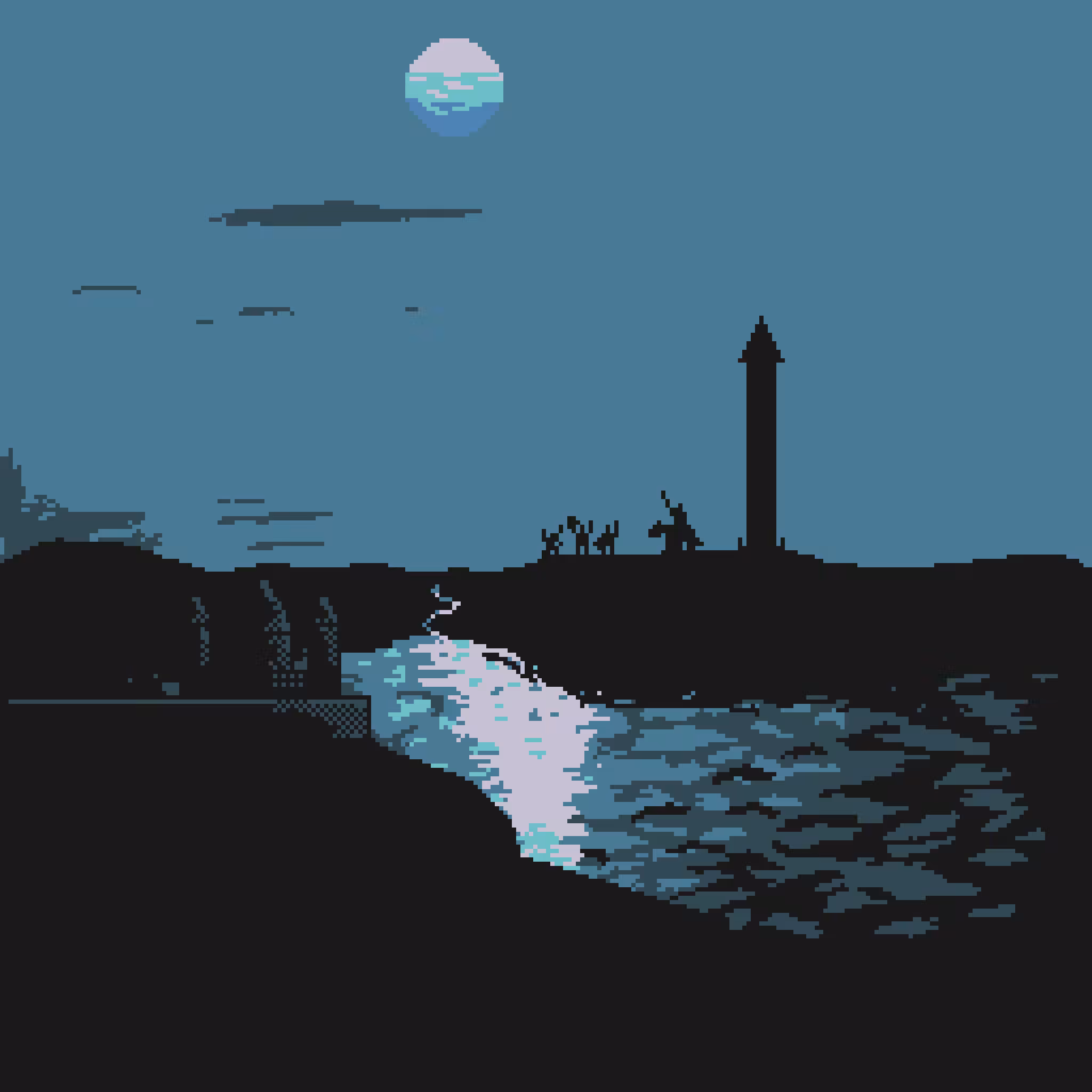 Pixel Sunset #60