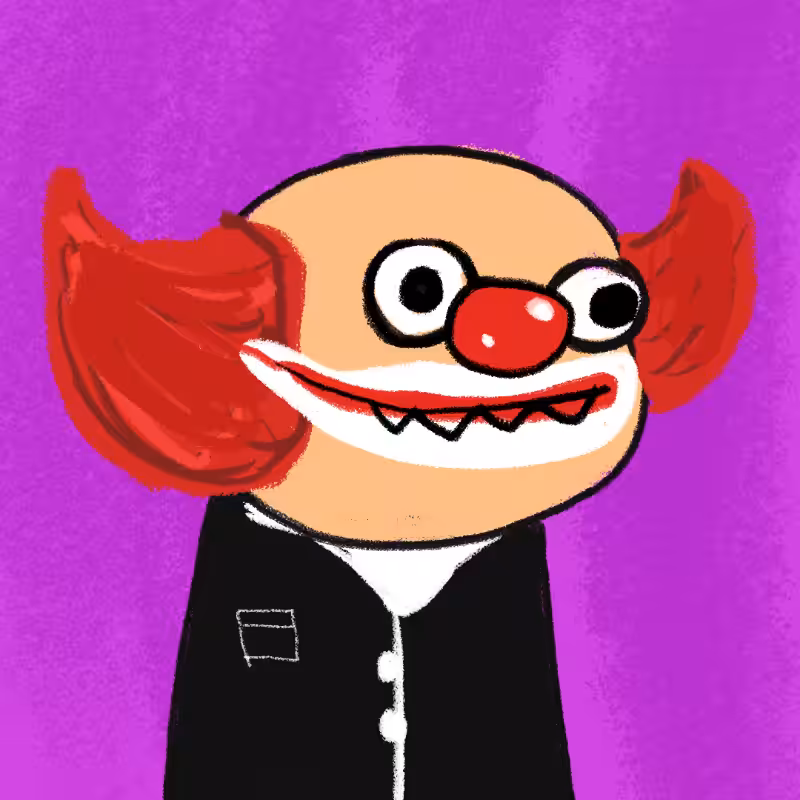 Peculiar clown #124