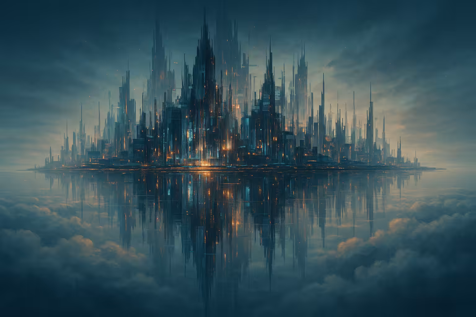 Mirrored City Dreamscape