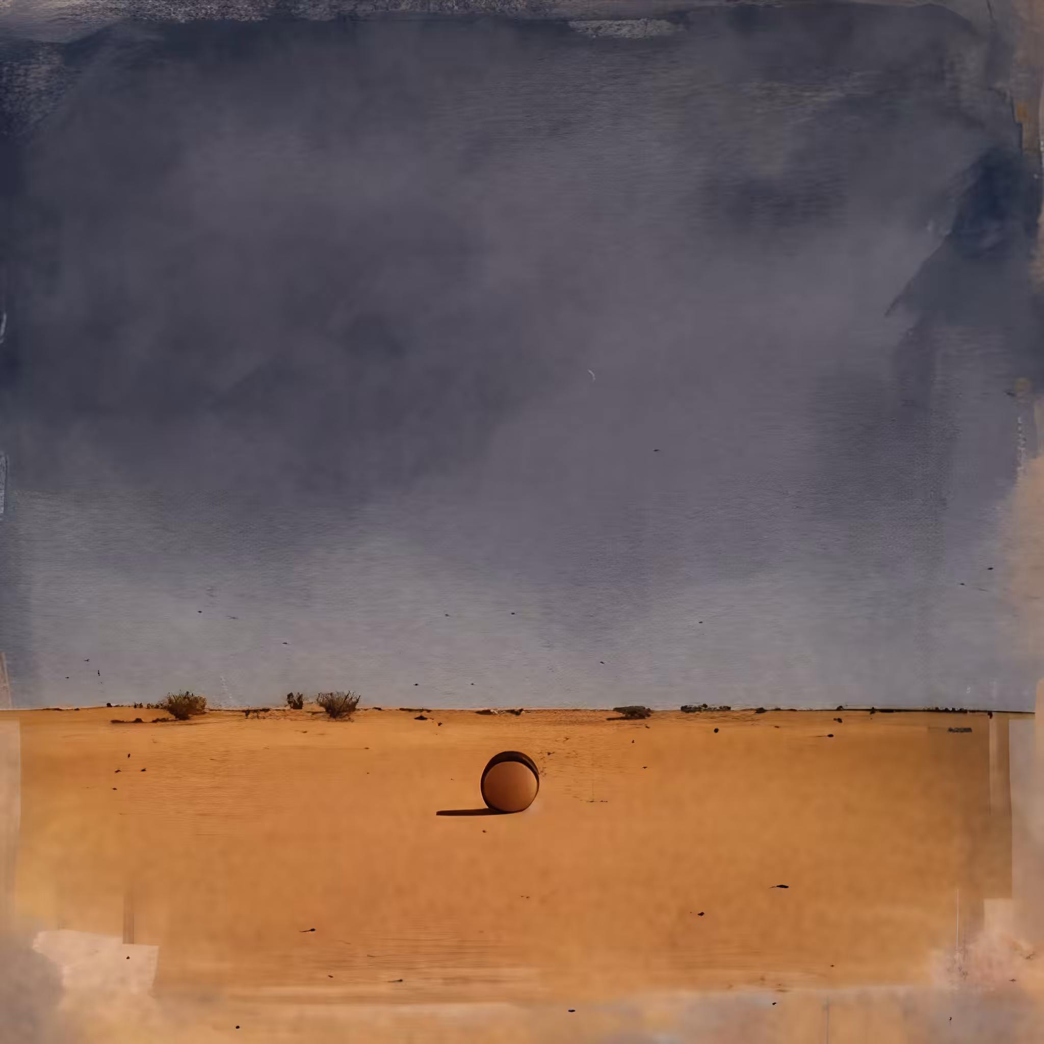 What is an egg doing in the middle of the desert?