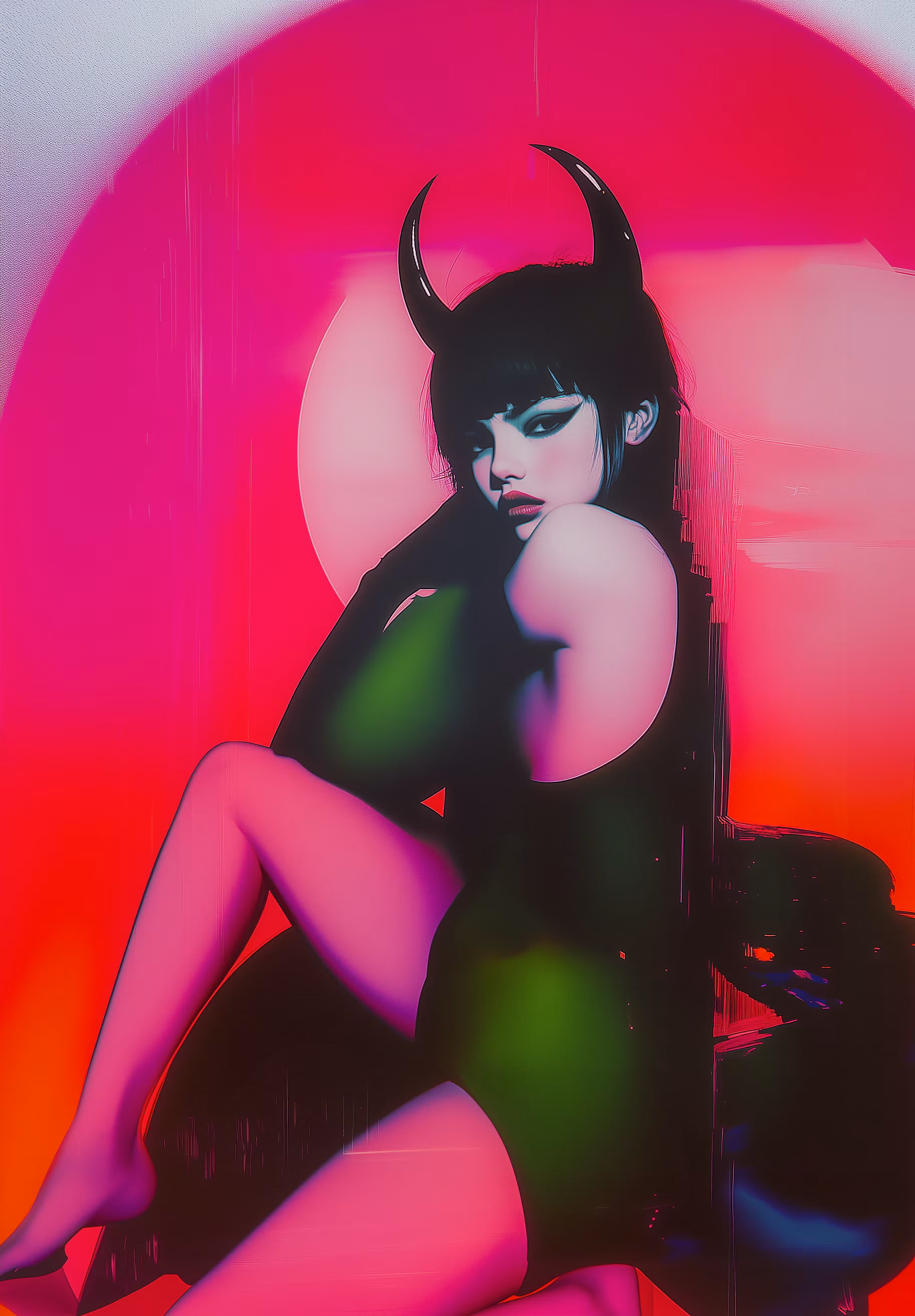 Hyperrealistic Oni Girl
