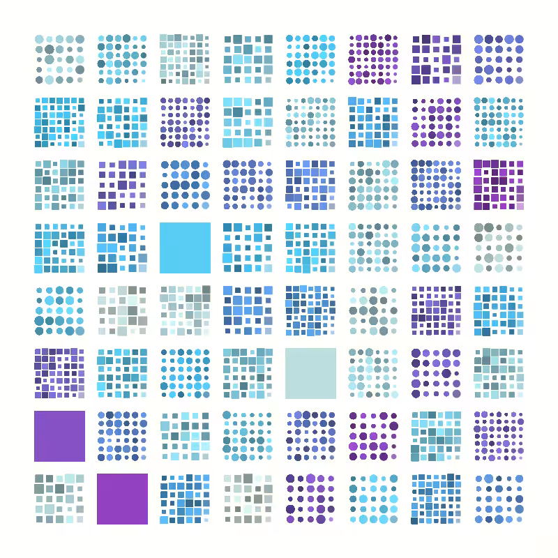 Pastel Grid #15