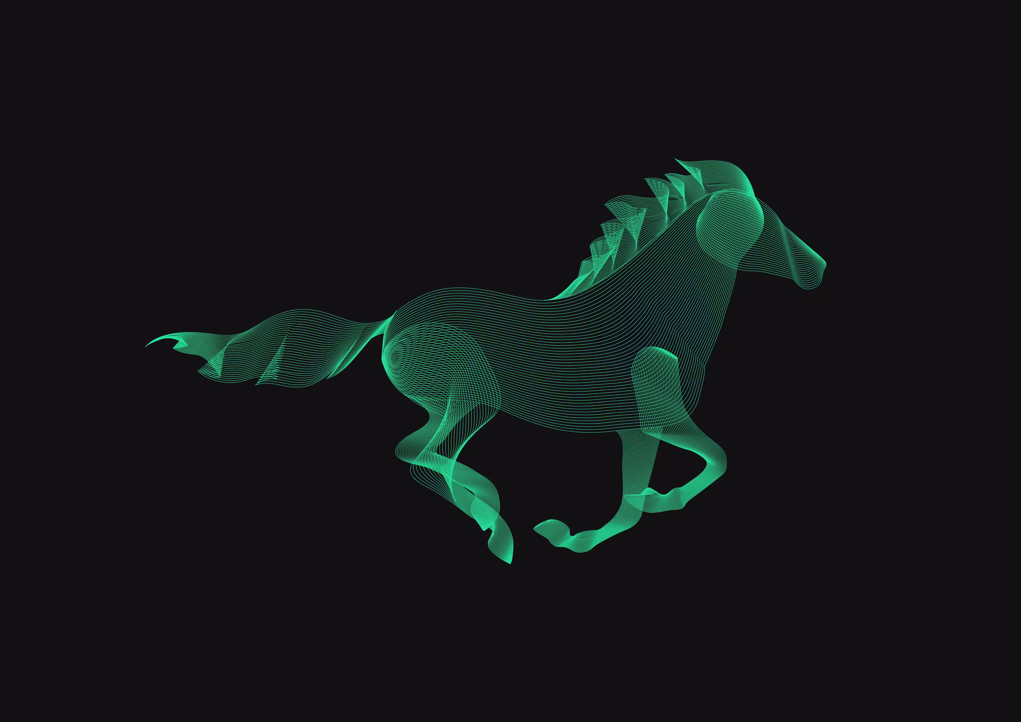 Line Art - Animal Series: Horse