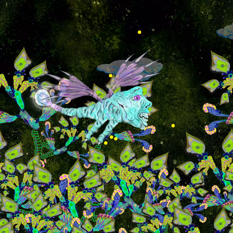 Fireflies and Flower Gardens #141