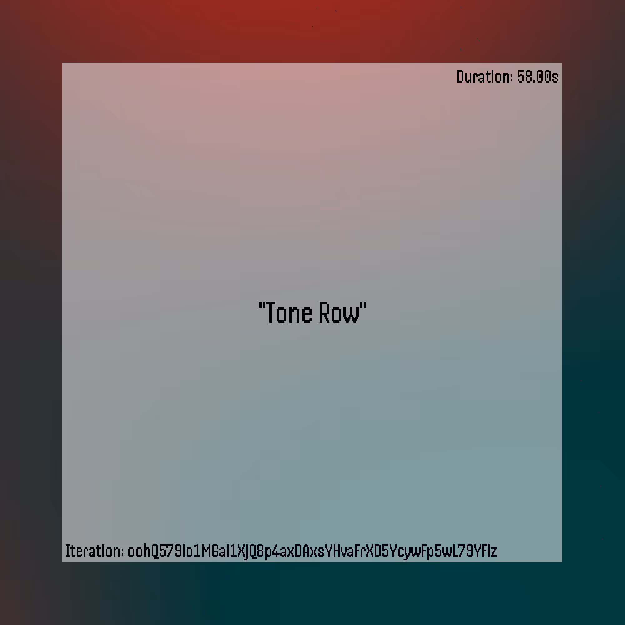 Tone Row #52