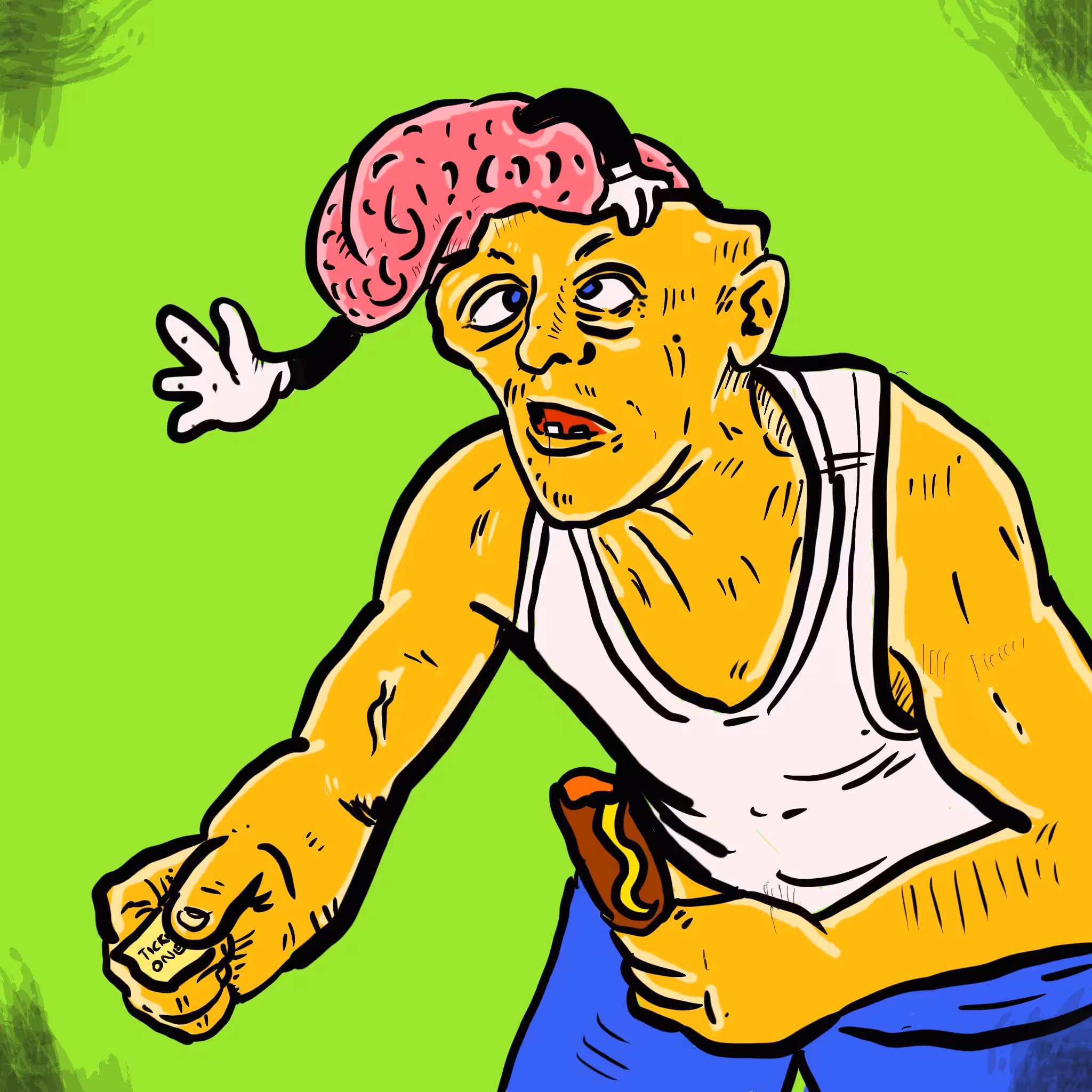 Circus Addict Stew (and his runaway brain)