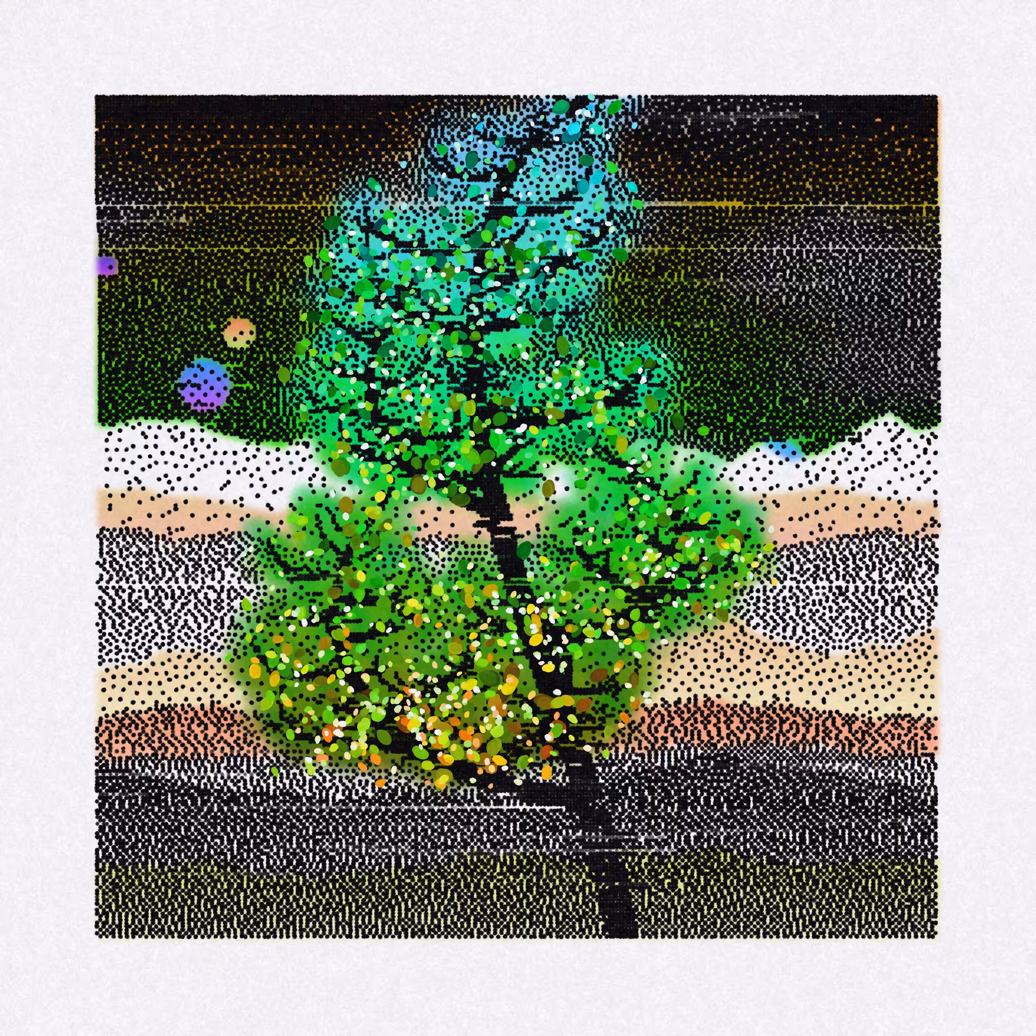 Dithered Branches #48