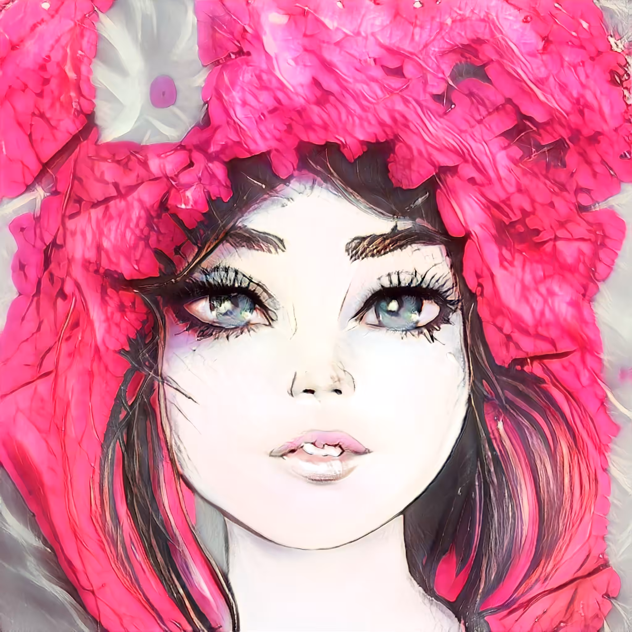 French Girl with Silly Hat