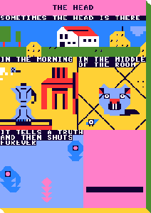 6x PETSCII COMICS: The head