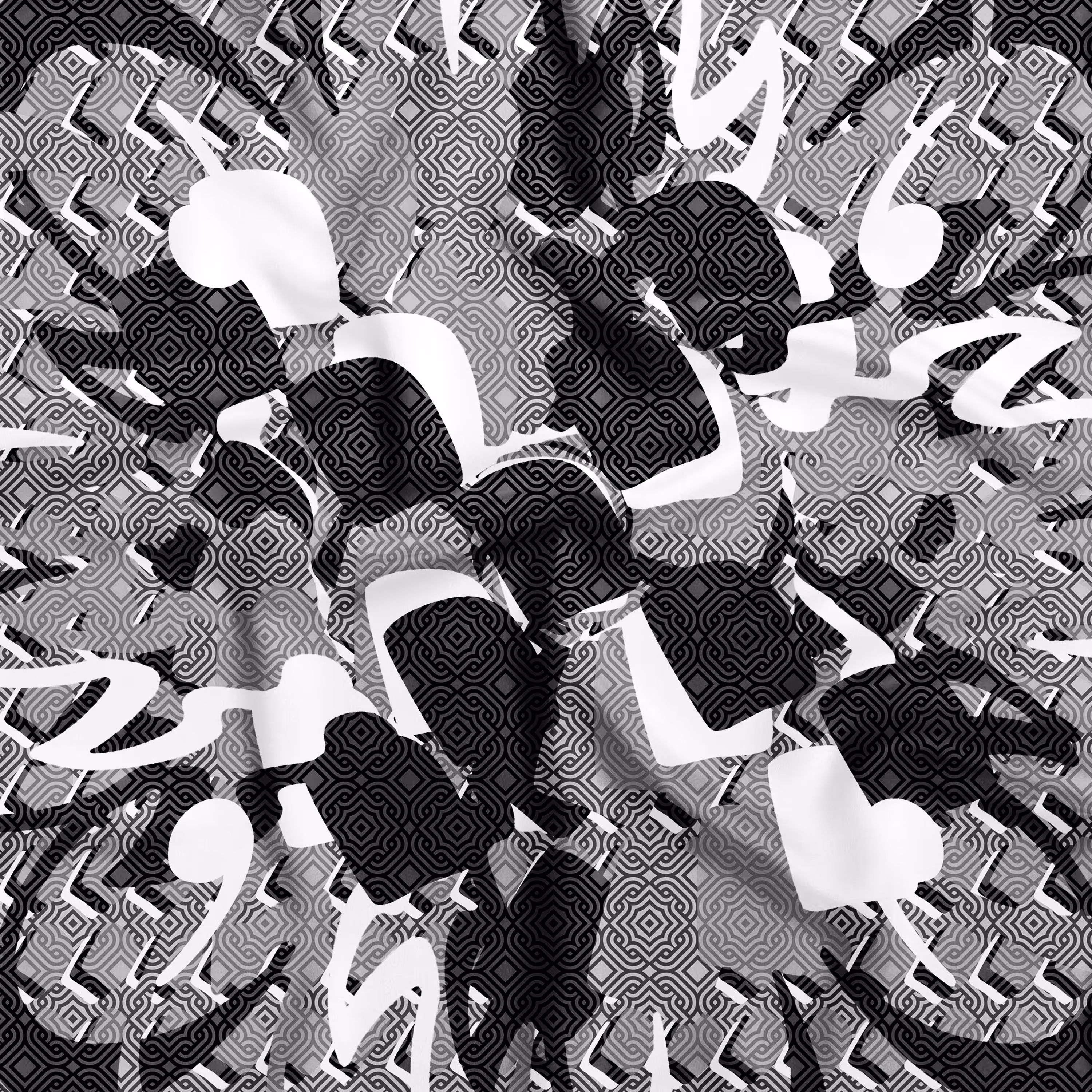 Hich Calligraphy B&W