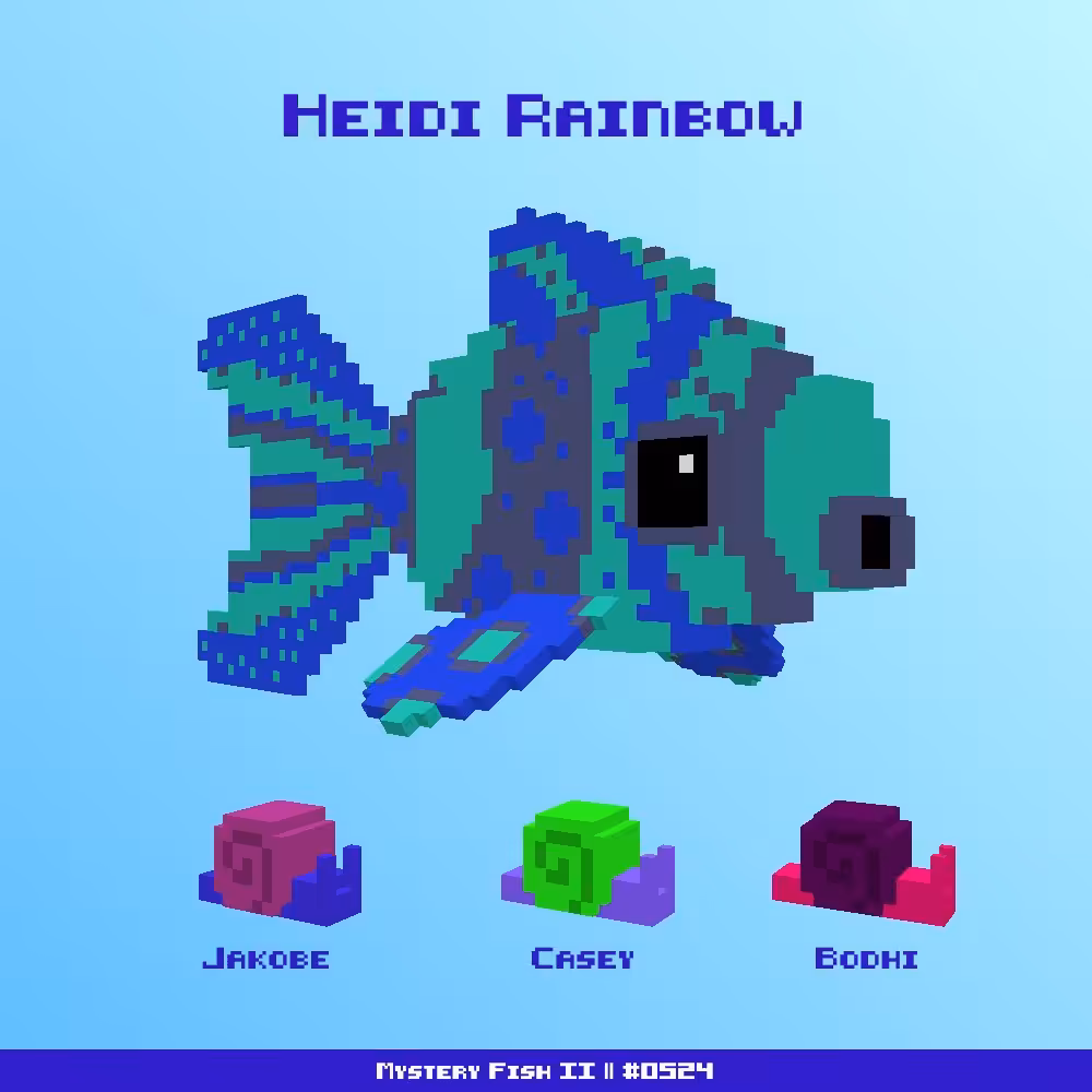 Heidi Rainbow :: Mystery Fish 0524/1000 