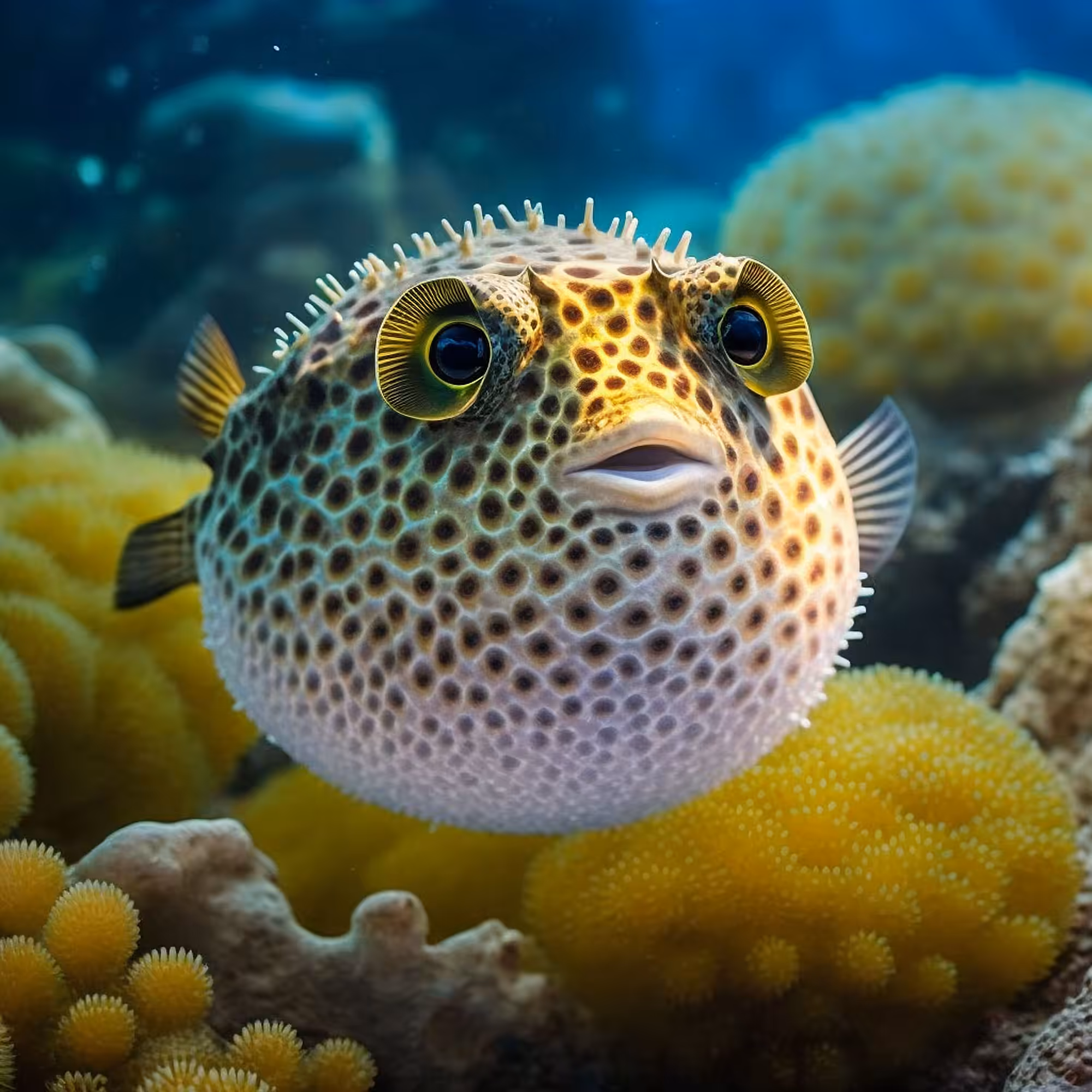 Adorable puffer fish #2