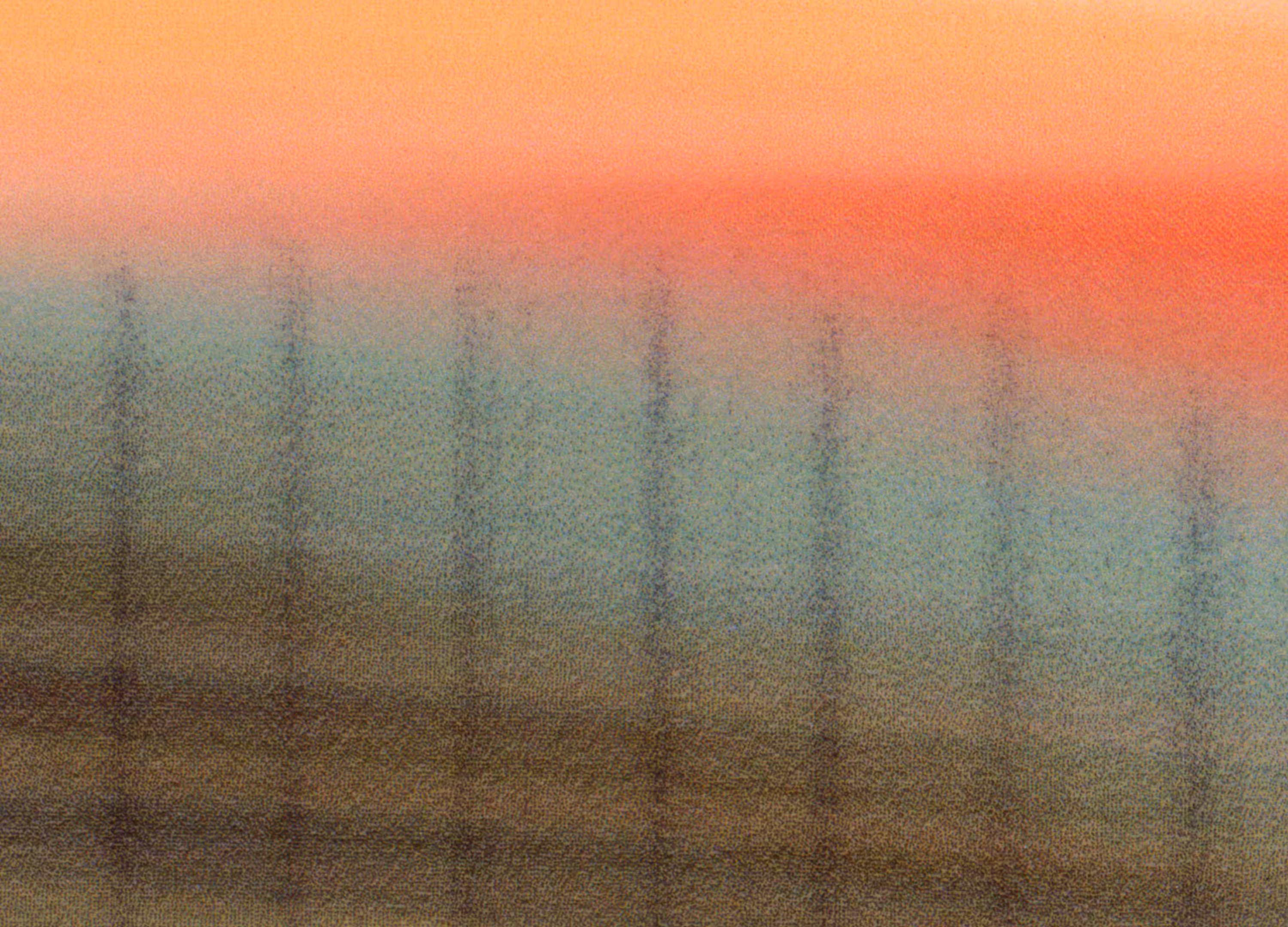 untitled 2019-20 (faulty inkjet print, pixellated landscape)