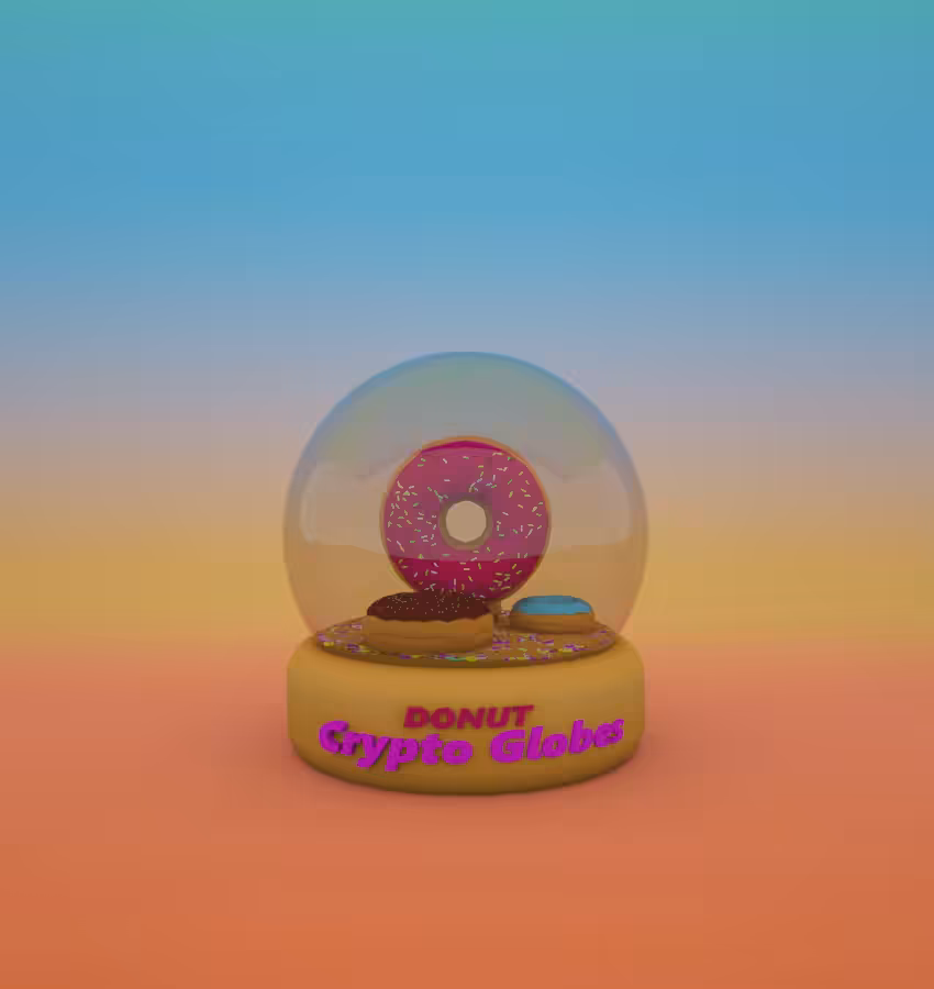 Crypto Globes - Donut