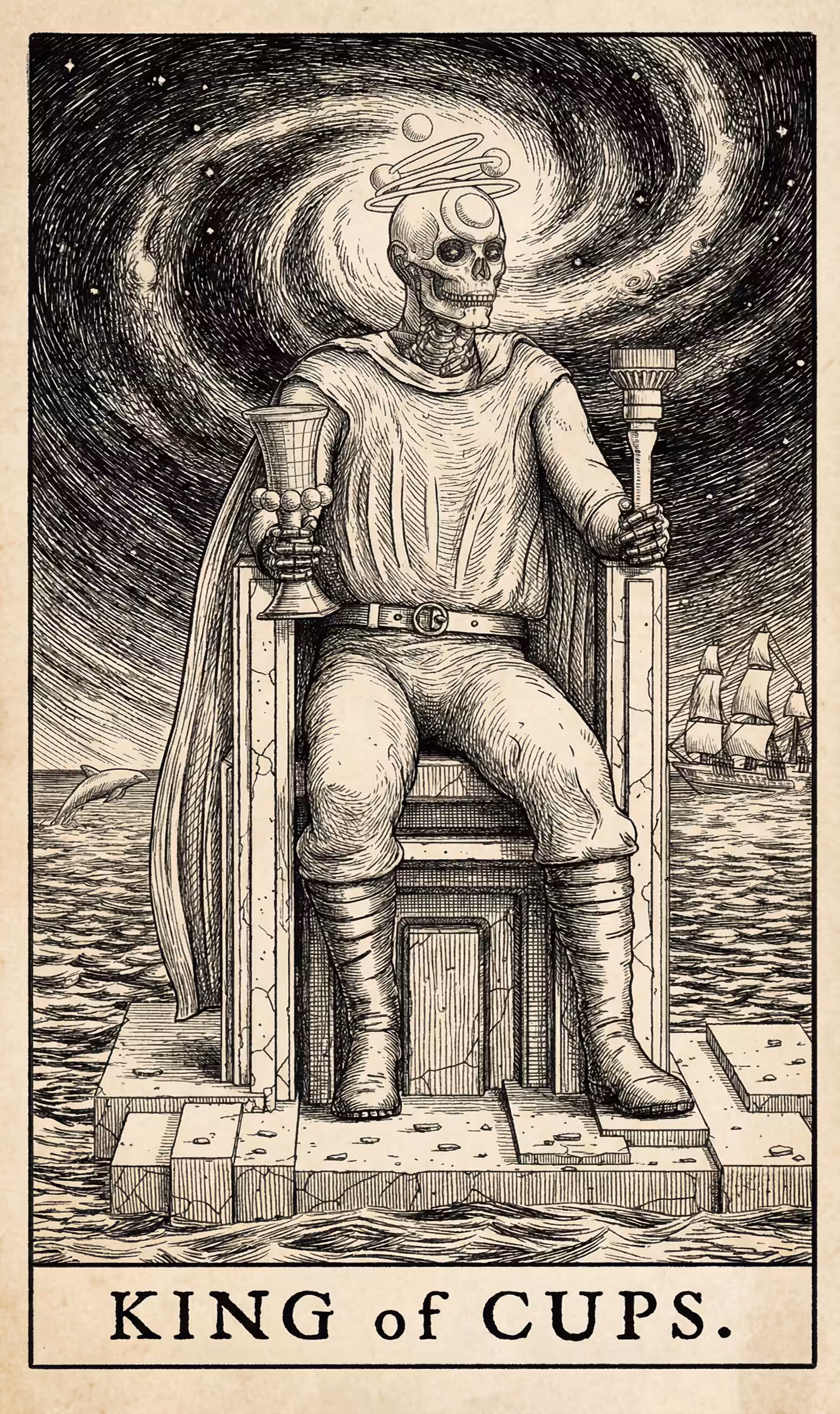 King of Cups — Litho