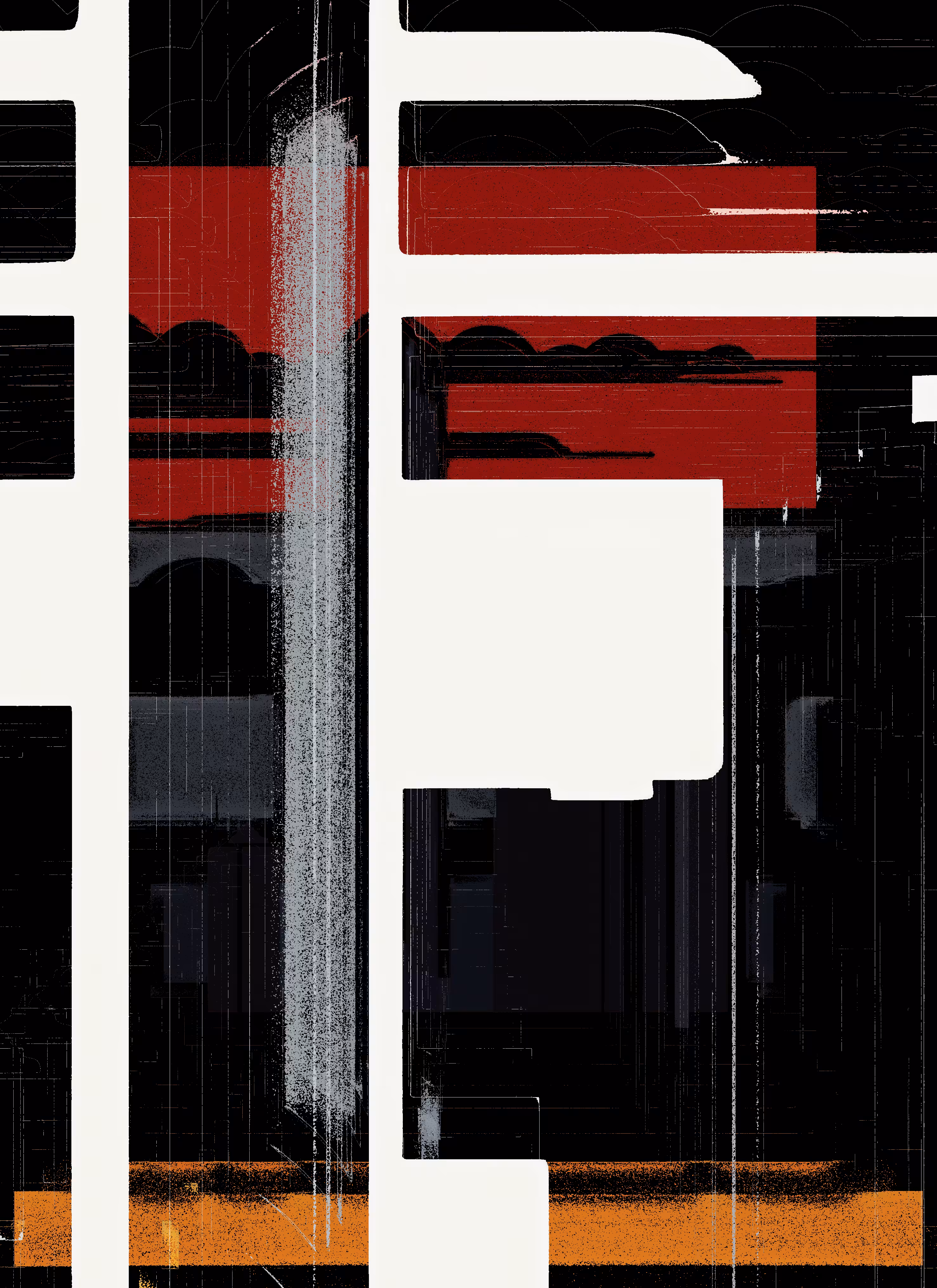 Diversified Gallery of Pavel LeBlanc: Skyline at Sunset / Abstract Manifestation