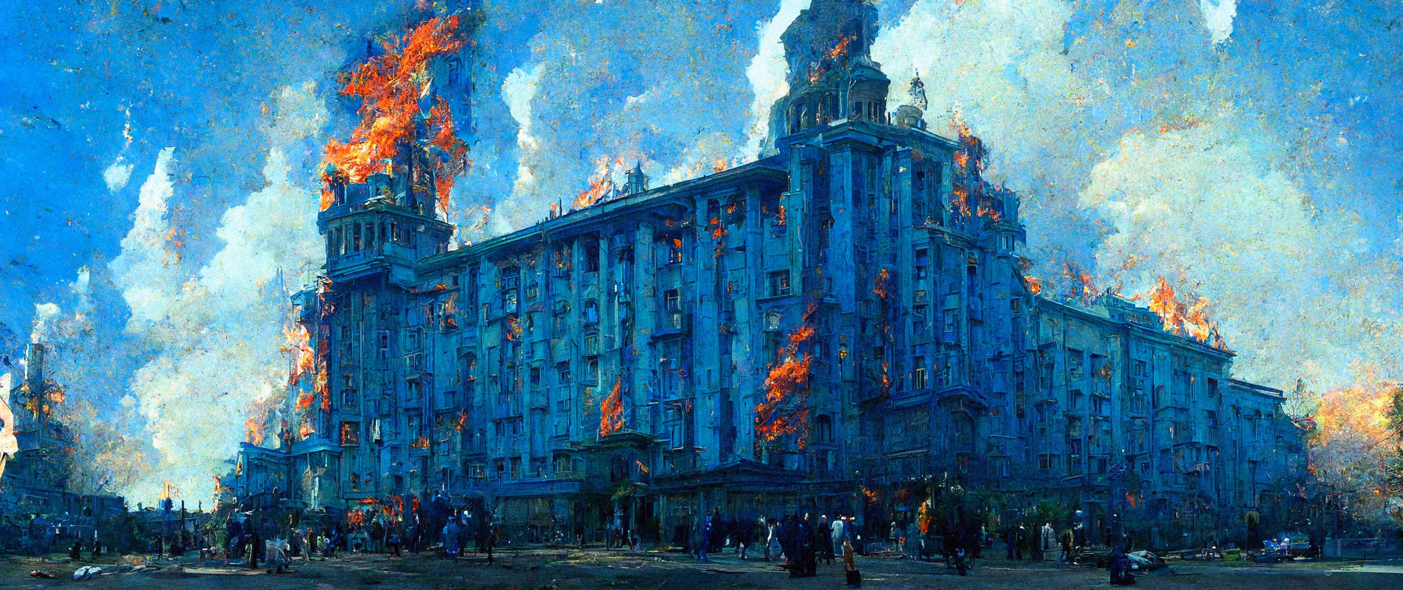 Burning City